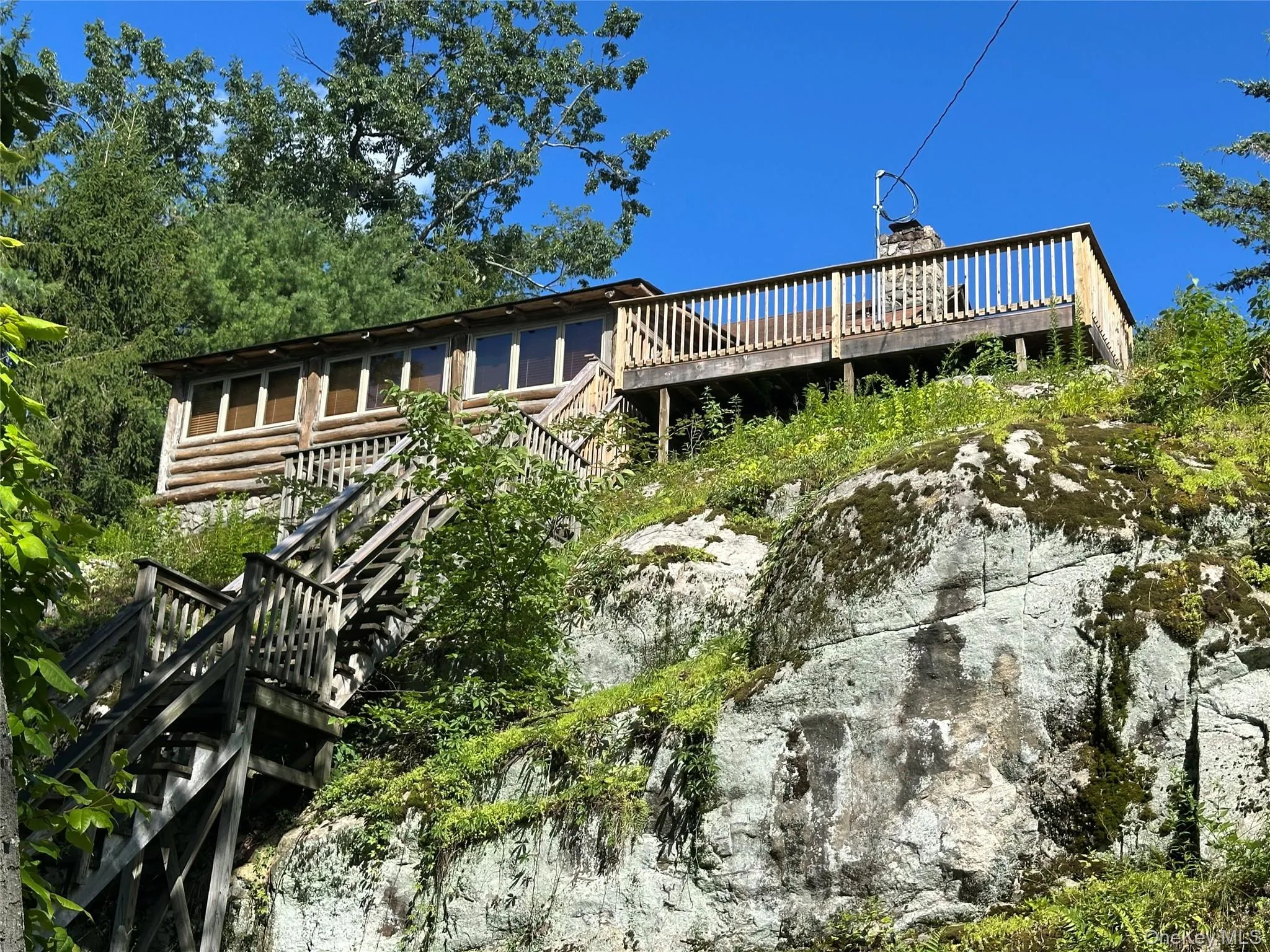 Perched on a rocky hill, overlooking Greenwood Lake, NY... Perched on a rocky hill, overlooking Greenwood Lake, NY...