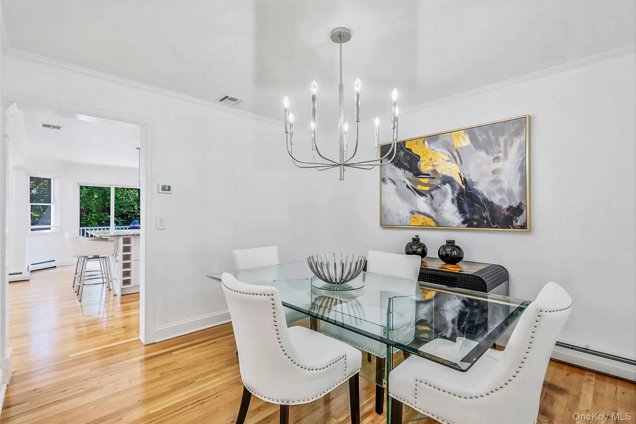 Dining room located to right of front door. Dining room located to right of front door.