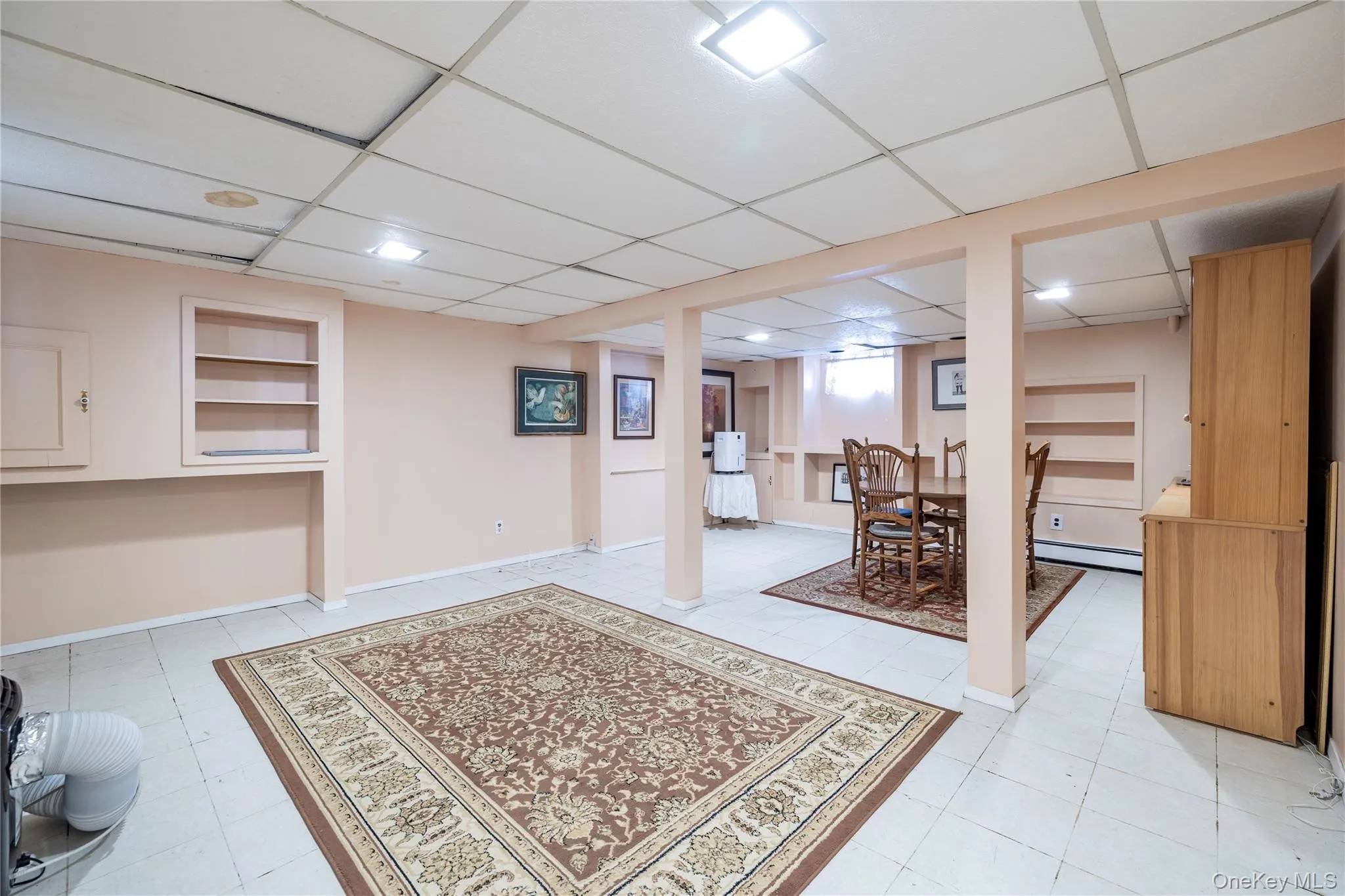 Partially finished, good ceiling height Partially finished, good ceiling height