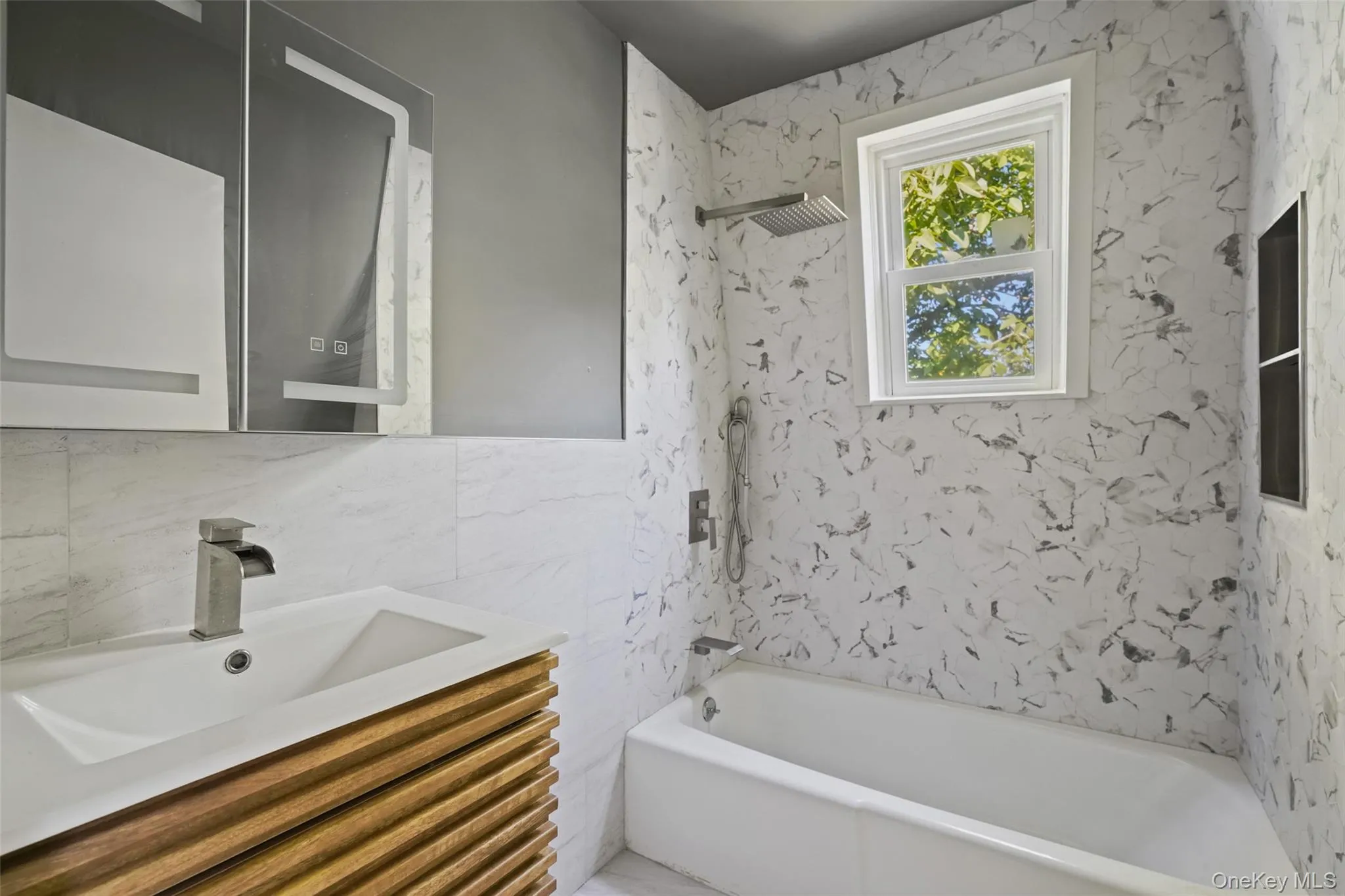 Updated full bath Updated full bath