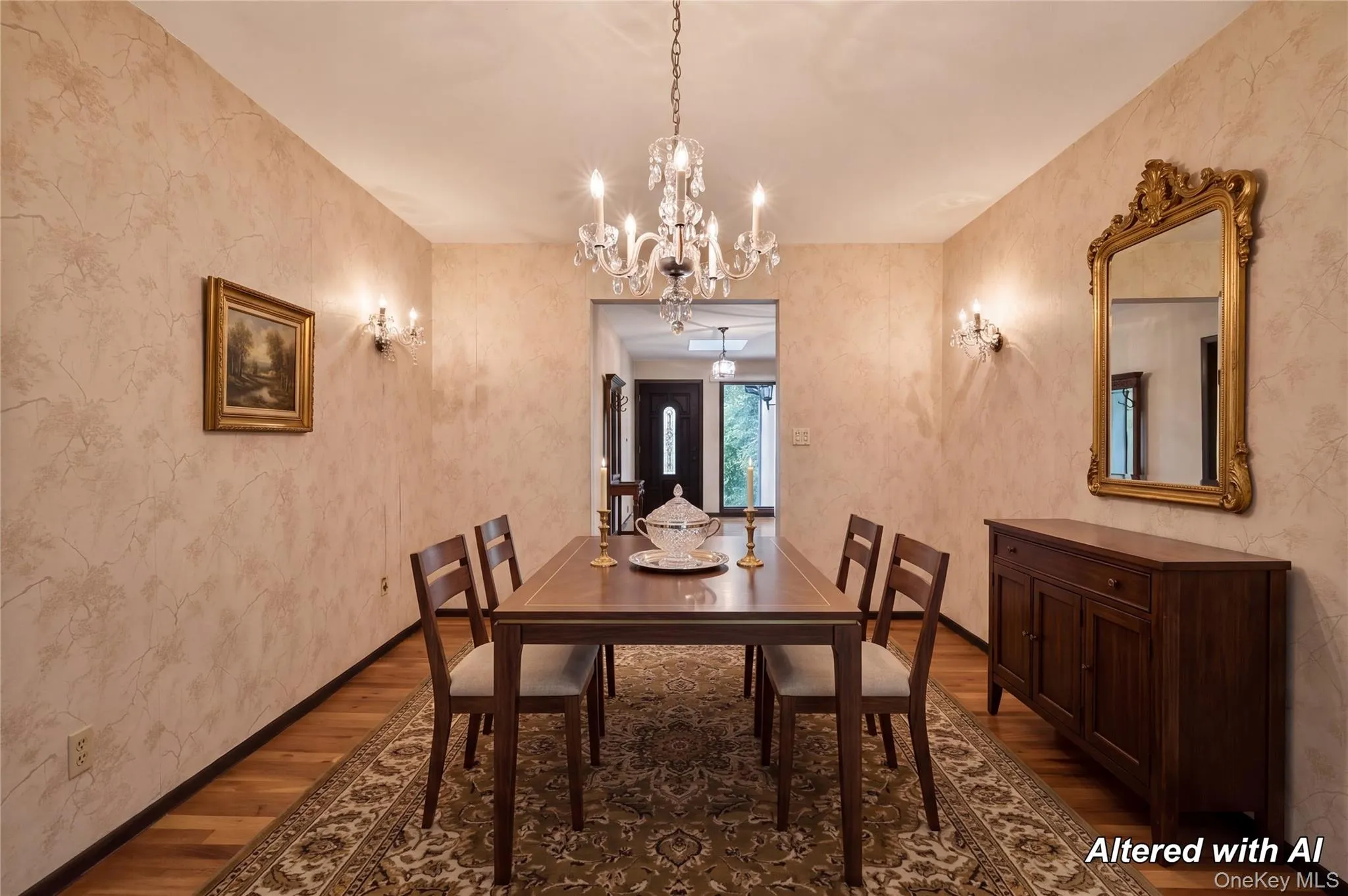 Virtual Formal Dining Room sized for special gatherings Virtual Formal Dining Room sized for special gatherings