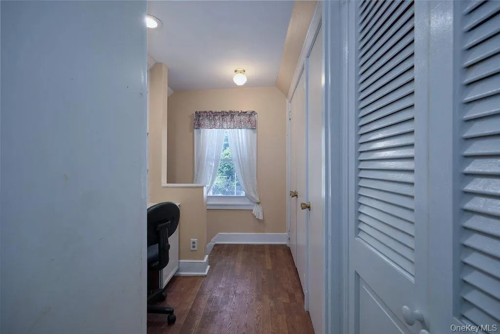 Hallway with storage space. Hallway with storage space.