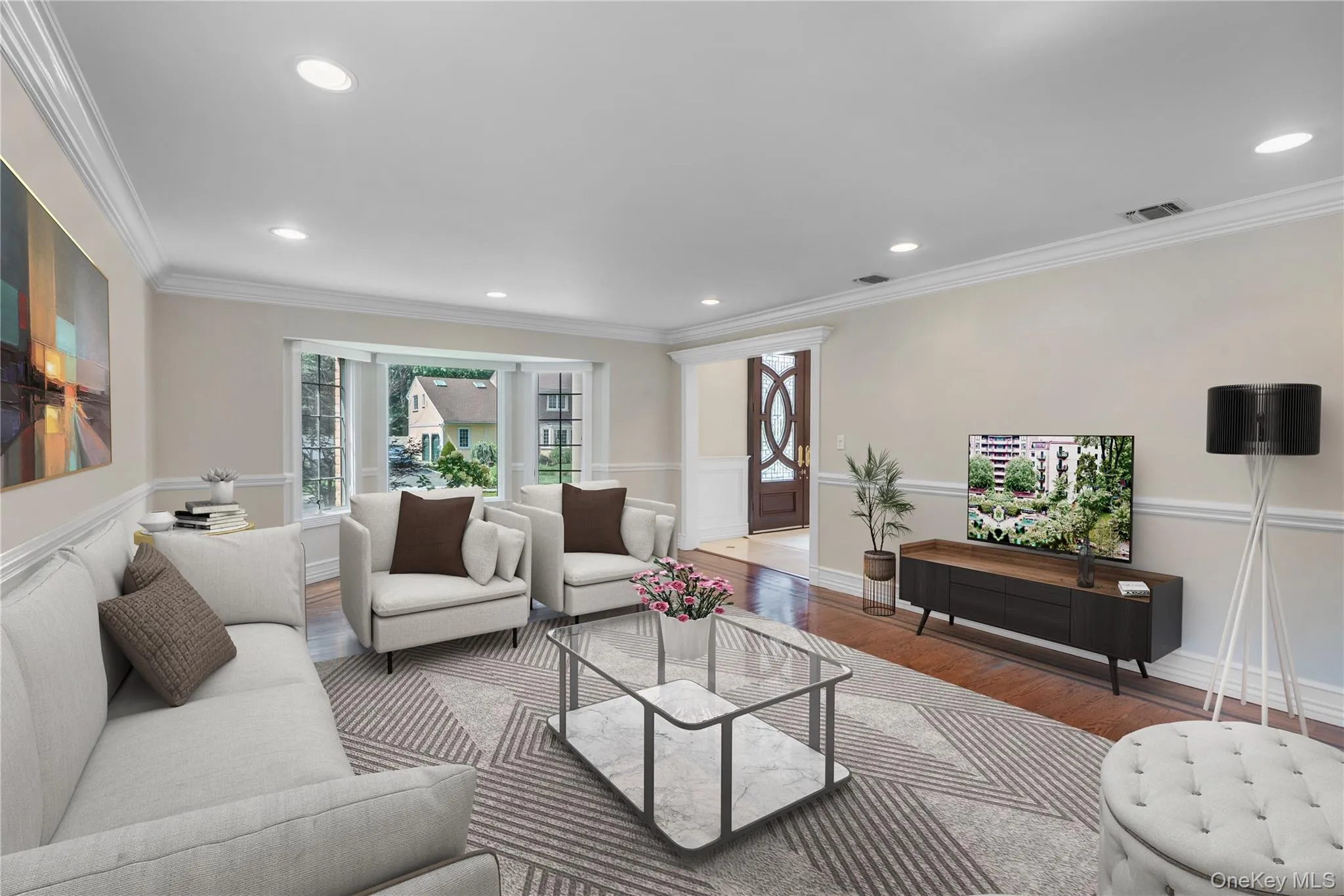 Living Room Virtually Staged Living Room Virtually Staged