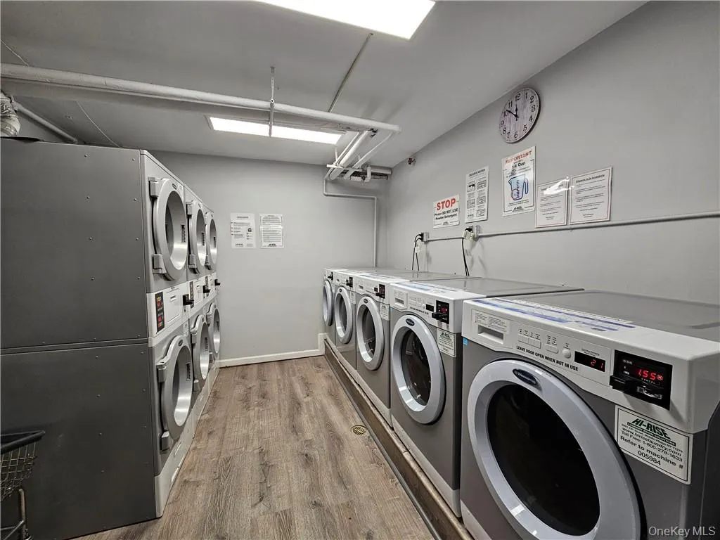 Clean laundry room located in building #9 Clean laundry room located in building #9