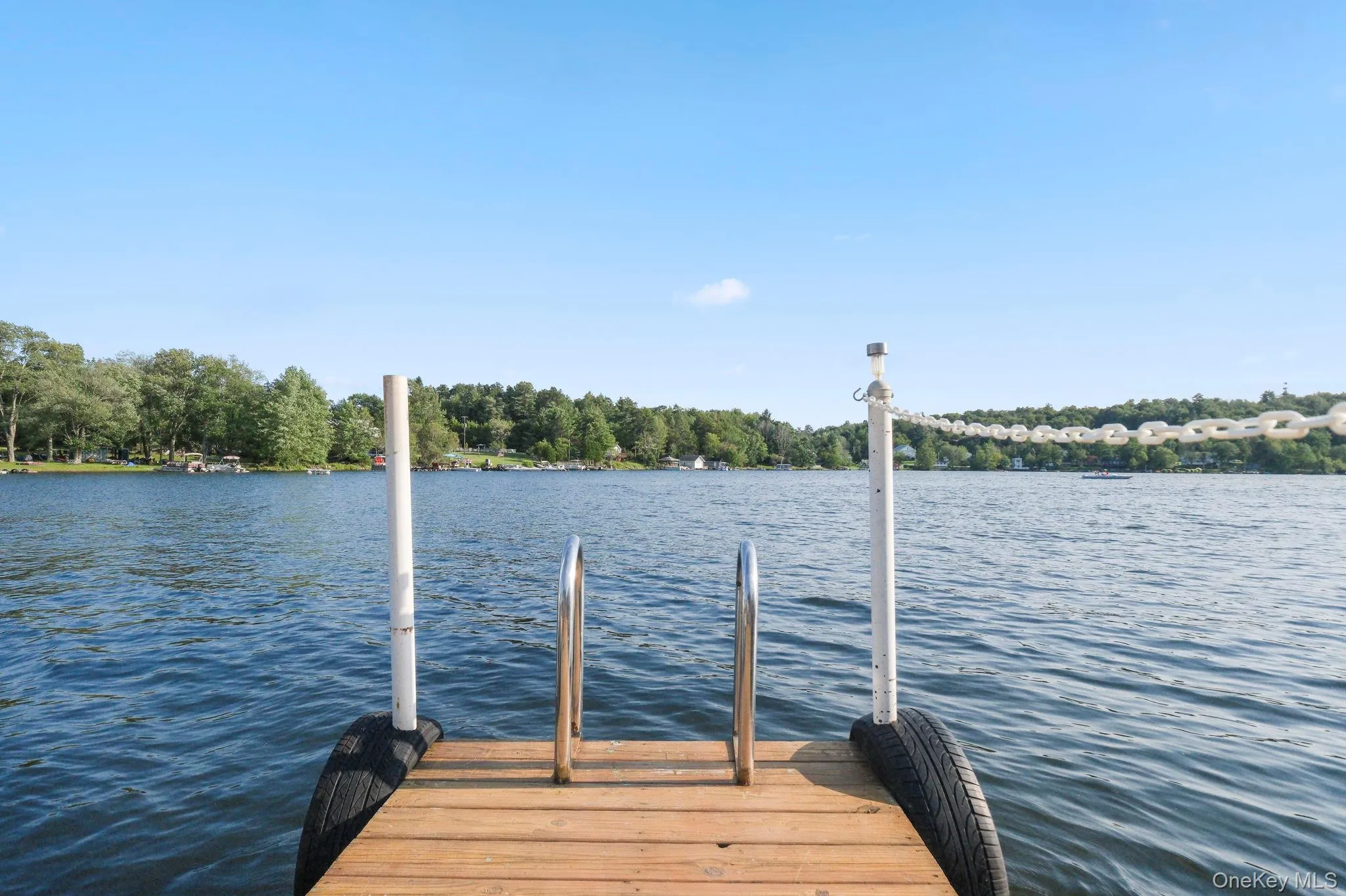 View from the dock. View from the dock.