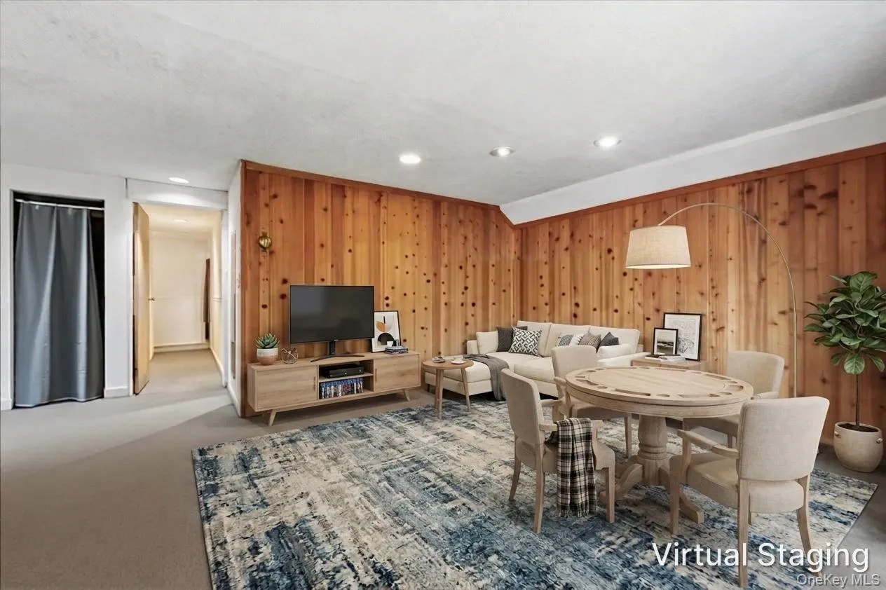Virtually staged as media room or guest room Virtually staged as media room or guest room