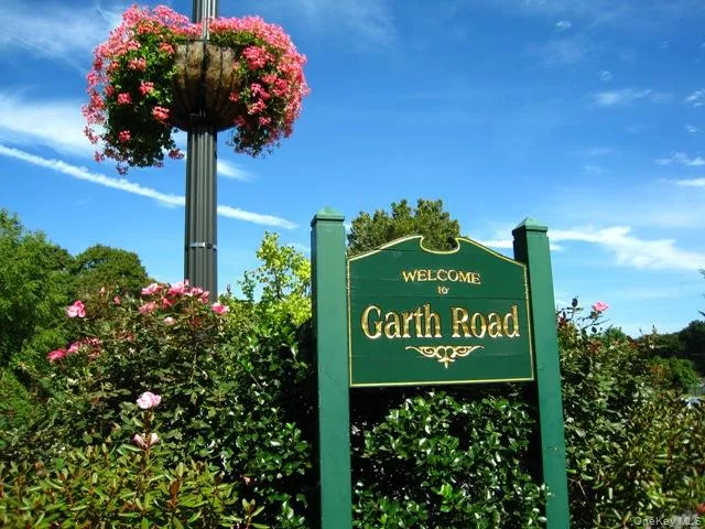 Garth Road is a self contained tree lined street and 1/2 mile long starting at the Scarsdale Metro North Train Station and ending at the ball field. Easy walk to Scarsdale village and train. It's only a 33 minute train ride to Grand Central Terminal. As a resident you are entitled to join the Town’s Lake Isle Park, that features a Par 70, 18 hole golf course, 8 Tennis courts and 5 swimming pools including a 50 meter Olympic Pool with eight racing lanes. Garth Road is a self contained tree lined street and 1/2 mile long starting at the Scarsdale Metro North Train Station and ending at the ball field. Easy walk to Scarsdale village and train. It's only a 33 minute train ride to Grand Central Terminal. As a resident you are entitled to join the Town’s Lake Isle Park, that features a Par 70, 18 hole golf course, 8 Tennis courts and 5 swimming pools including a 50 meter Olympic Pool with eight racing lanes.