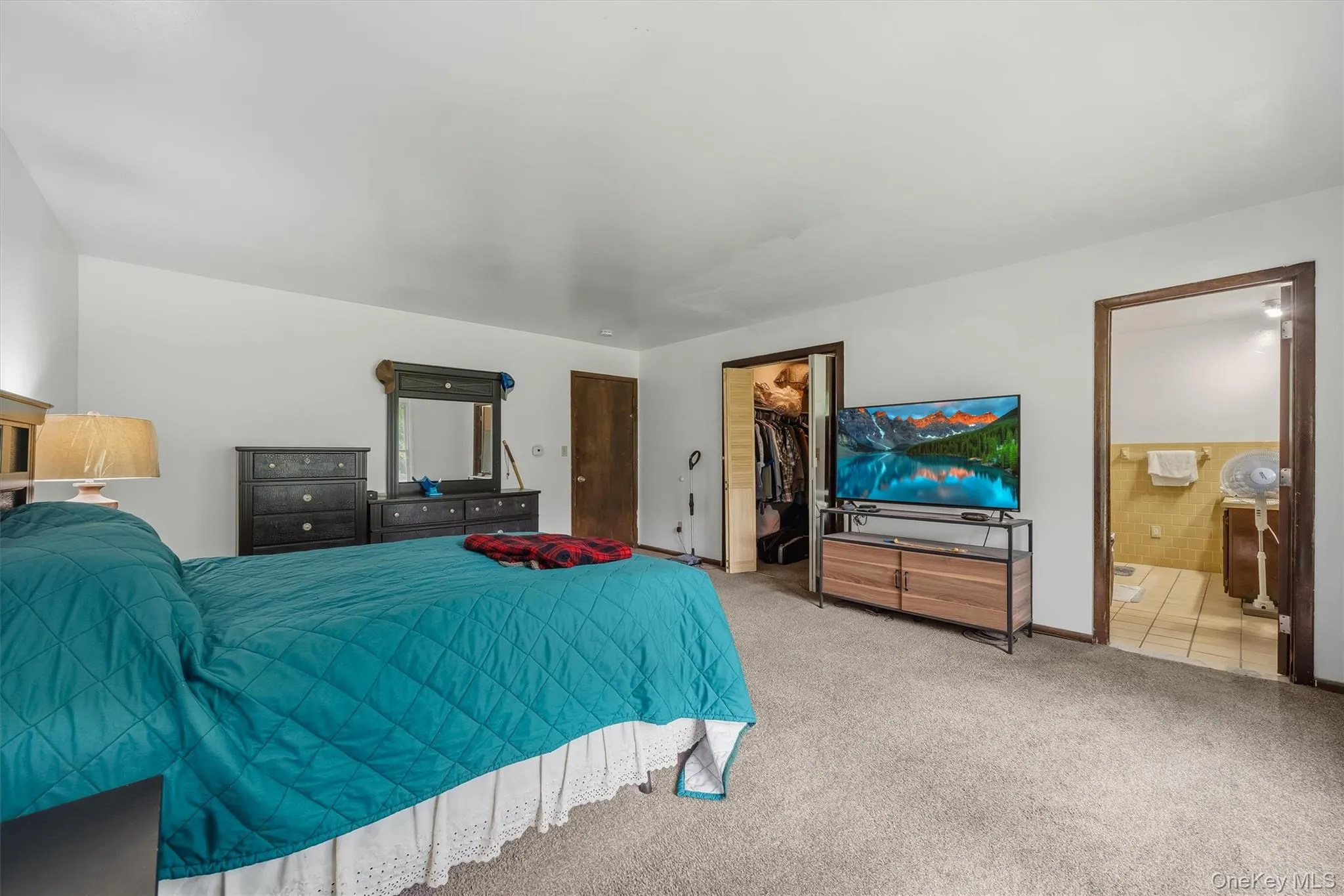 Primary ensuite w/ walk-in closet and bathroom Primary ensuite w/ walk-in closet and bathroom