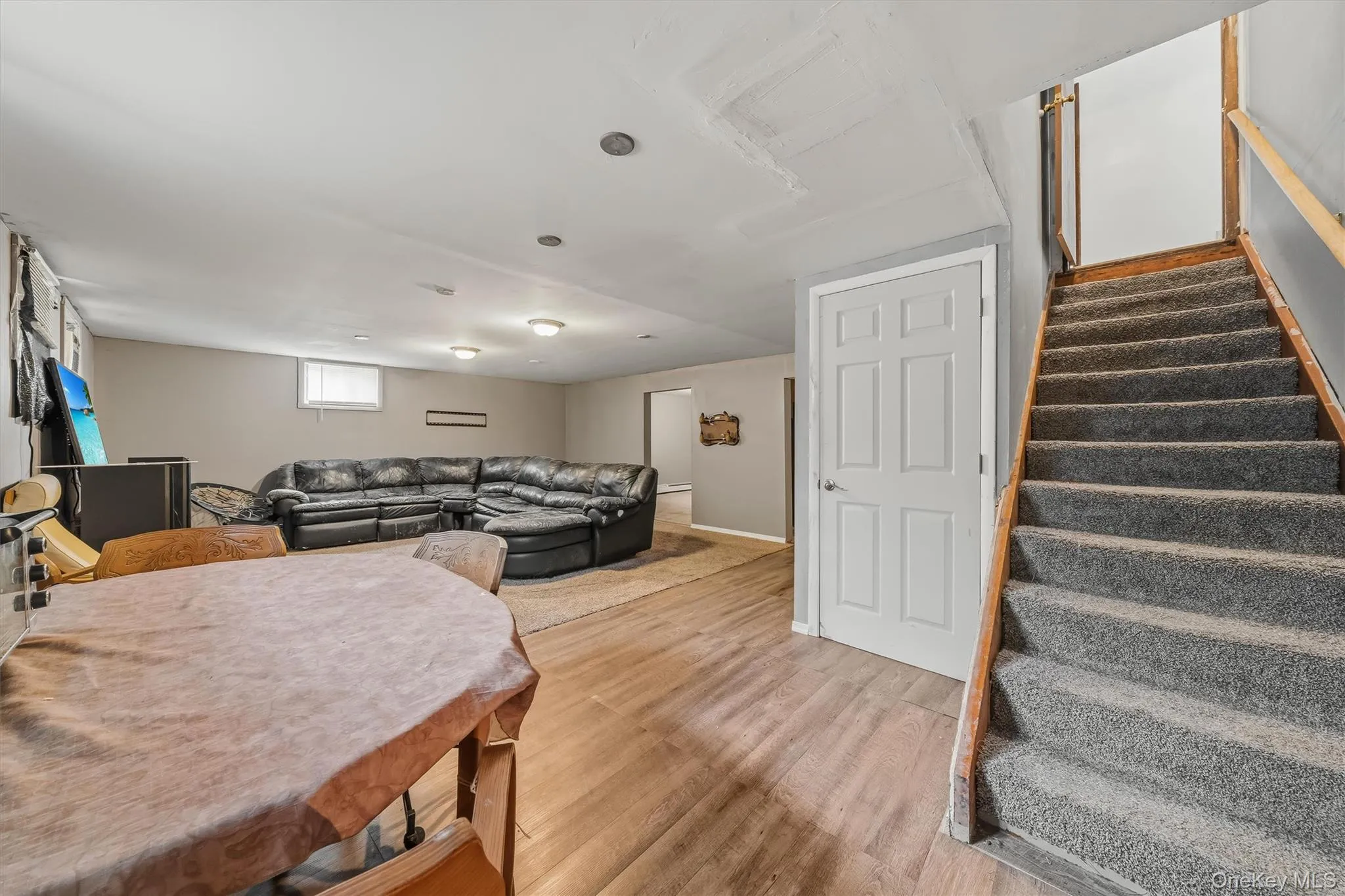 Oversized basement with multiple rooms for use and storage Oversized basement with multiple rooms for use and storage
