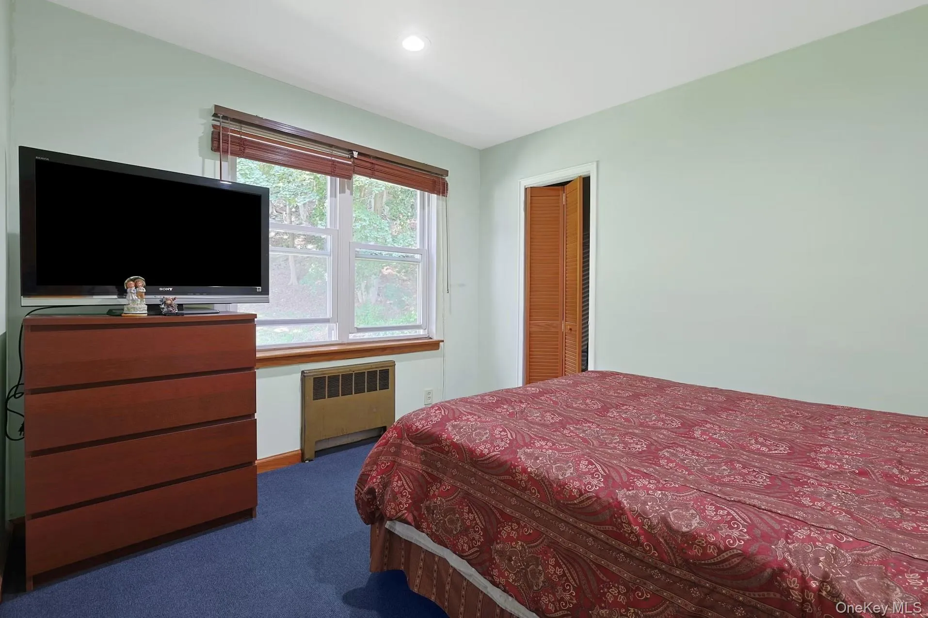 Generously sized second bedroom. Generously sized second bedroom.