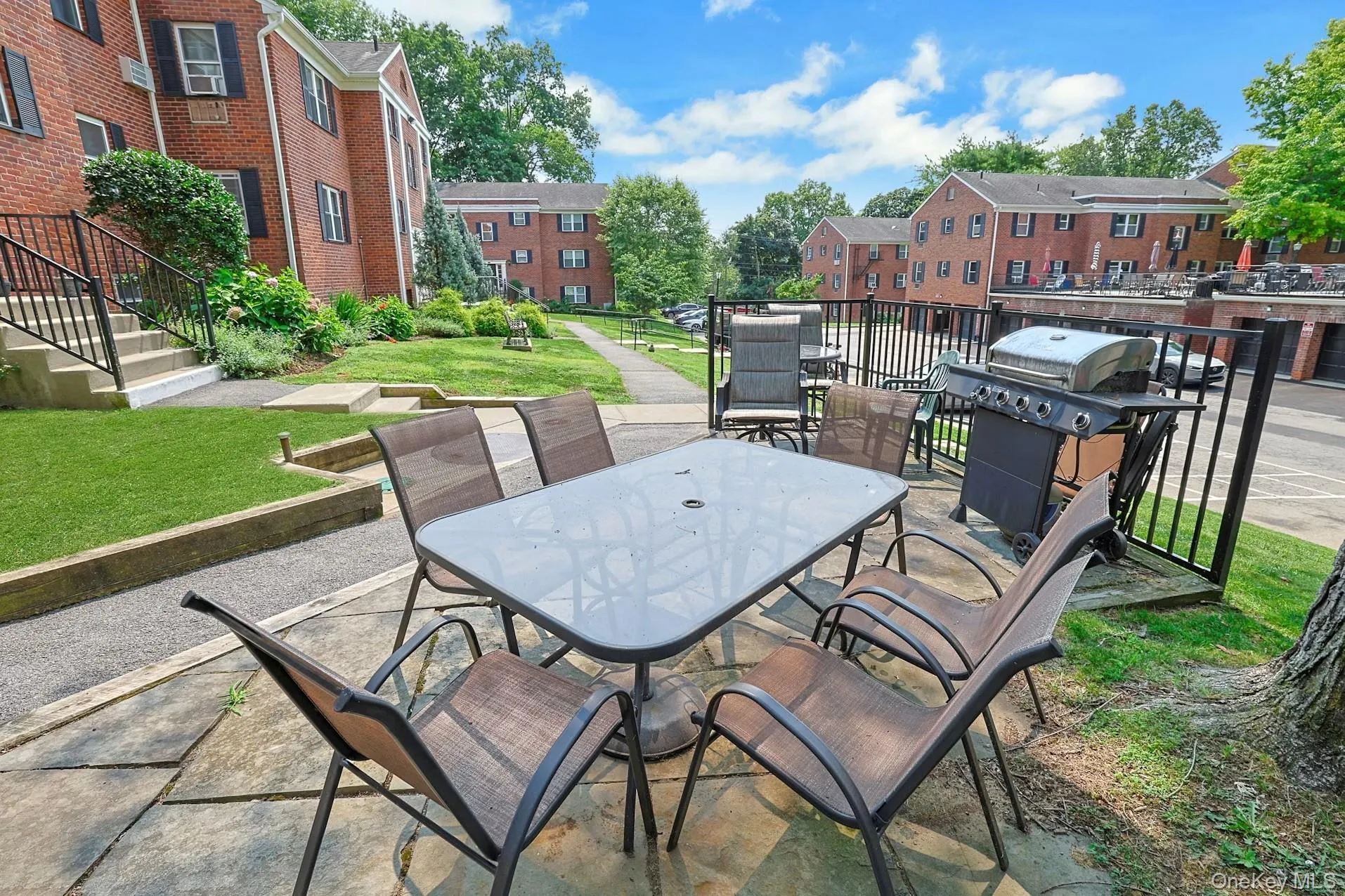 Lovely outdoor seating area. Lovely outdoor seating area.