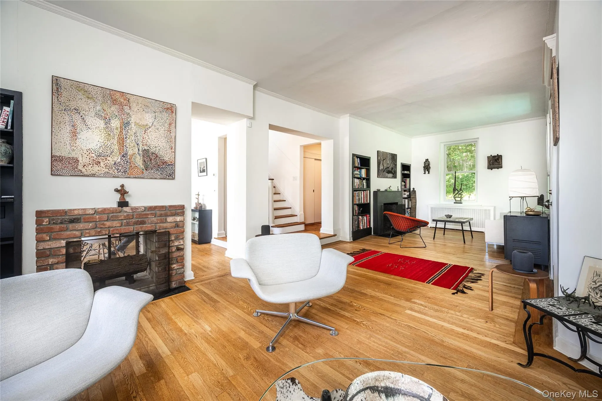 open floor plan, Living room with Fireplace open floor plan, Living room with Fireplace