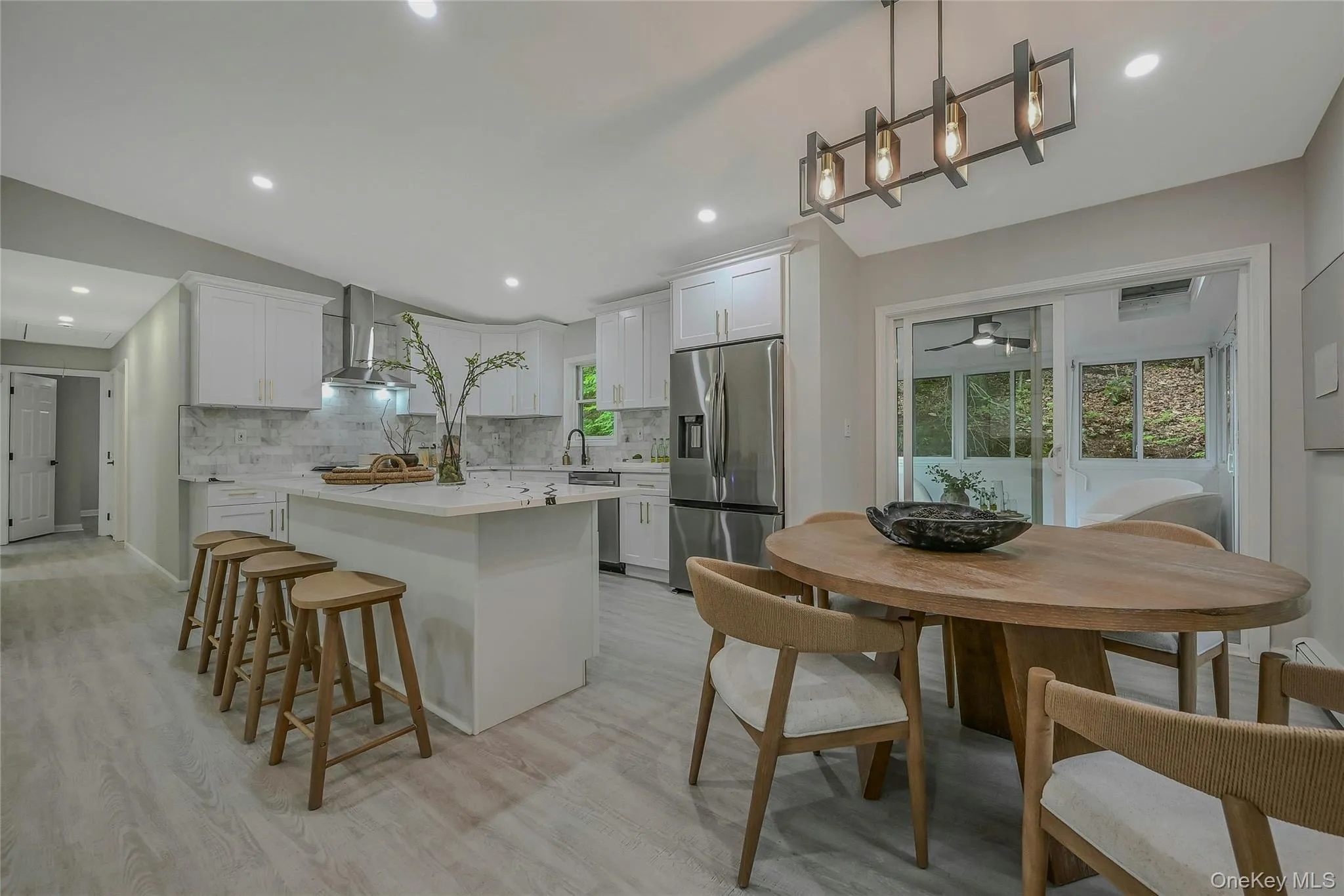 Kitchen to Sunroom Kitchen to Sunroom