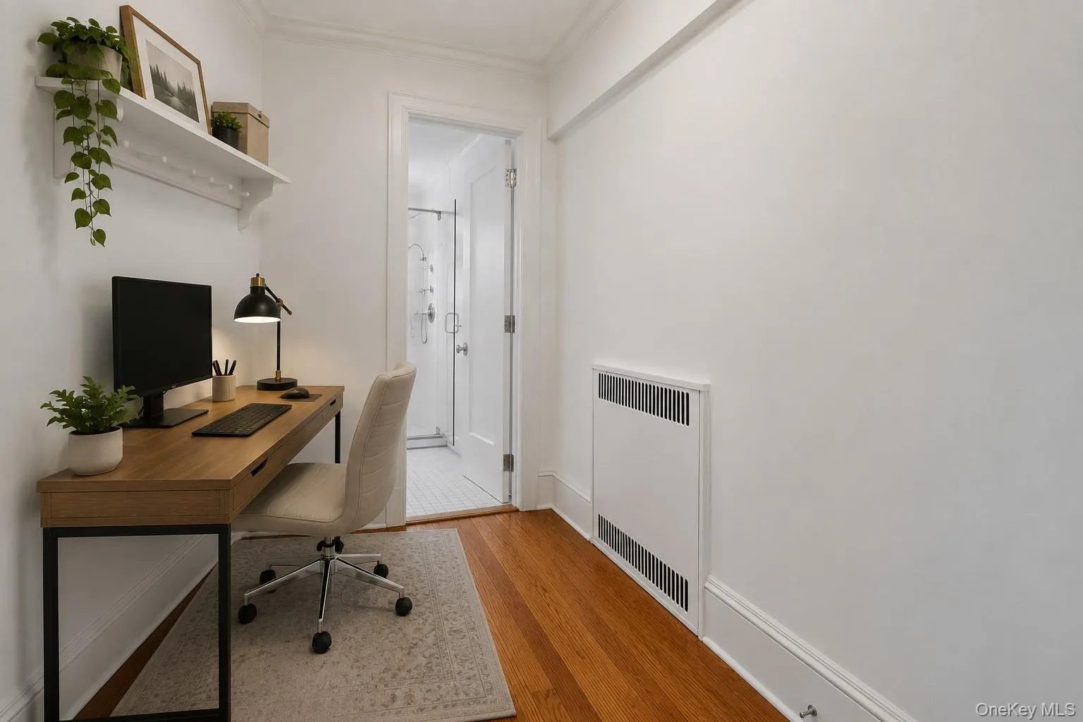 Hallway Nook provides a perfect home office space! - Virtually staged Hallway Nook provides a perfect home office space! - Virtually staged