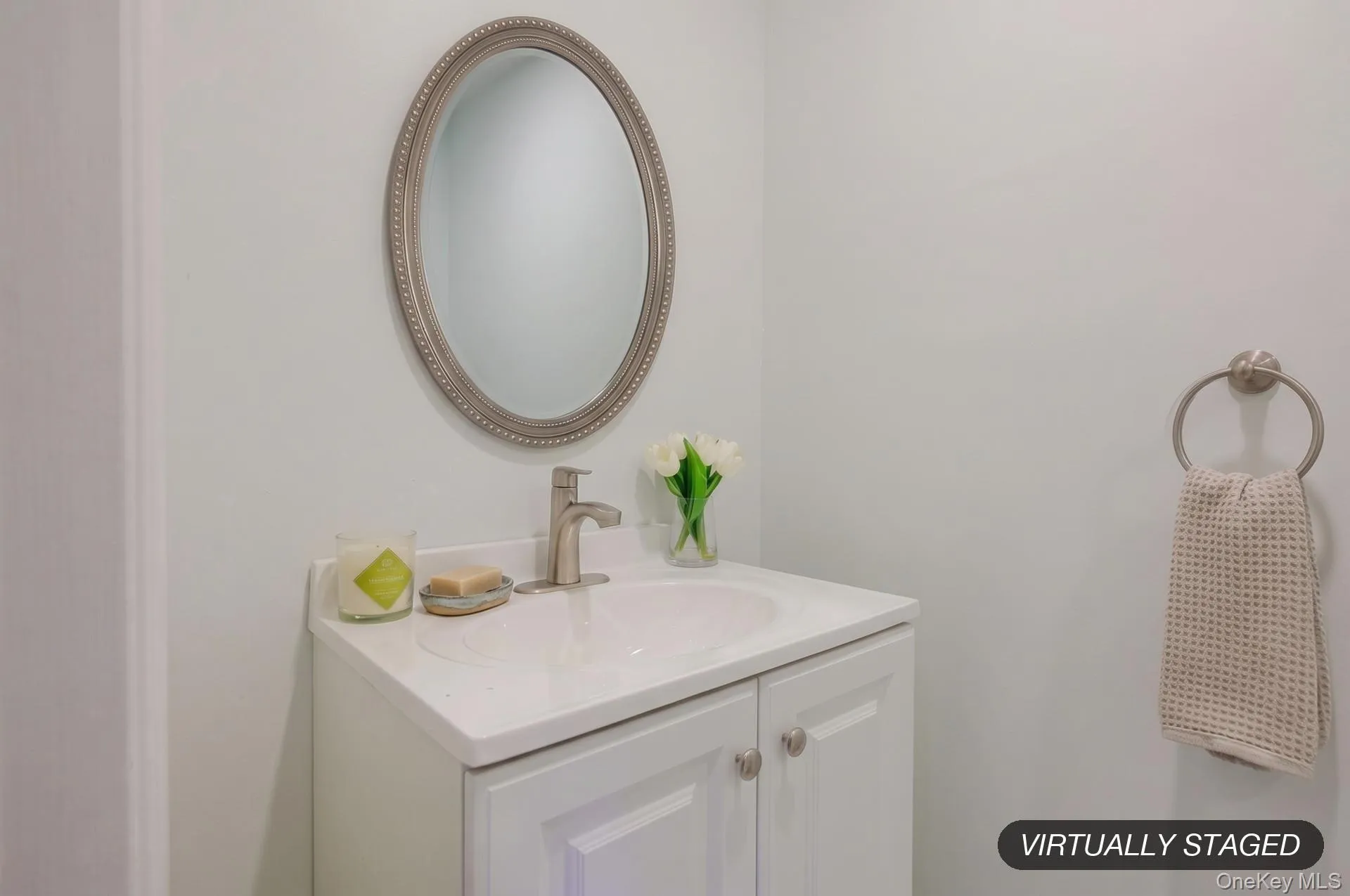 1st Fl Powder Room - Virtually Staged 1st Fl Powder Room - Virtually Staged