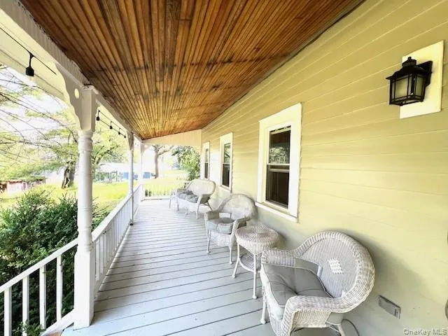Covered Rocking Chair Porch with Lake view Covered Rocking Chair Porch with Lake view