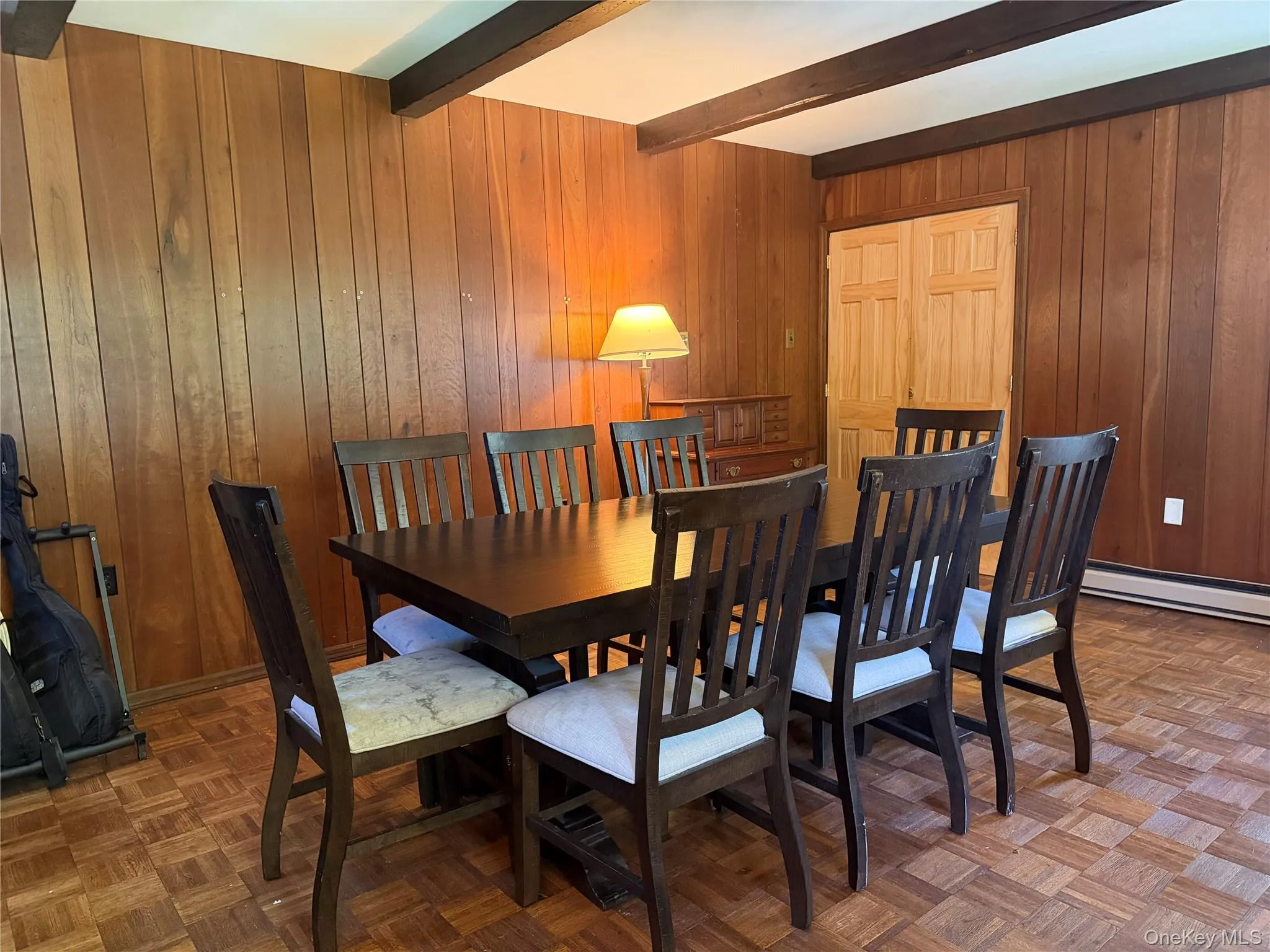 Large room with double doors to Dining Room and separate exterior door Large room with double doors to Dining Room and separate exterior door