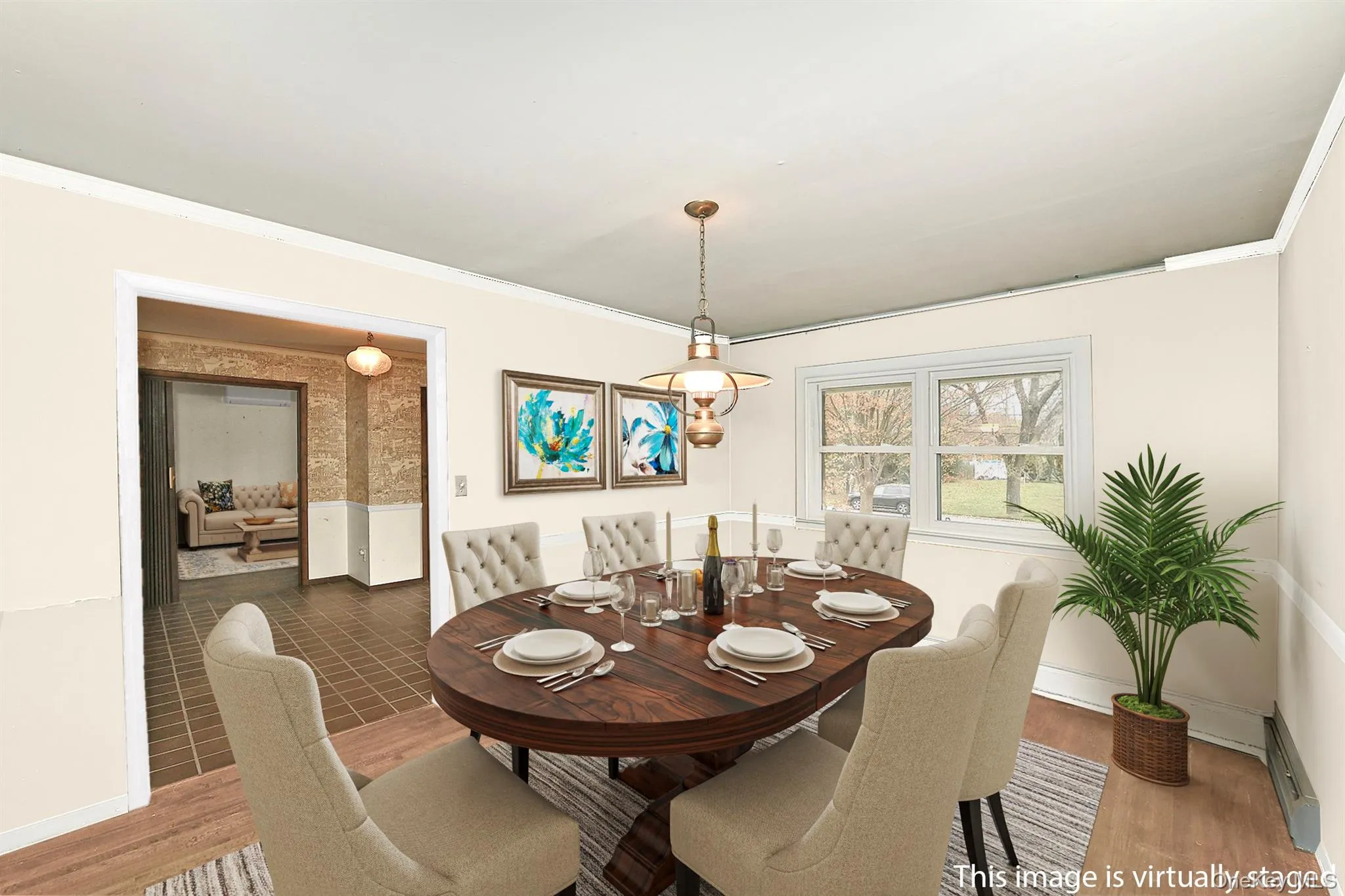 Dining Room virtually staged Dining Room virtually staged