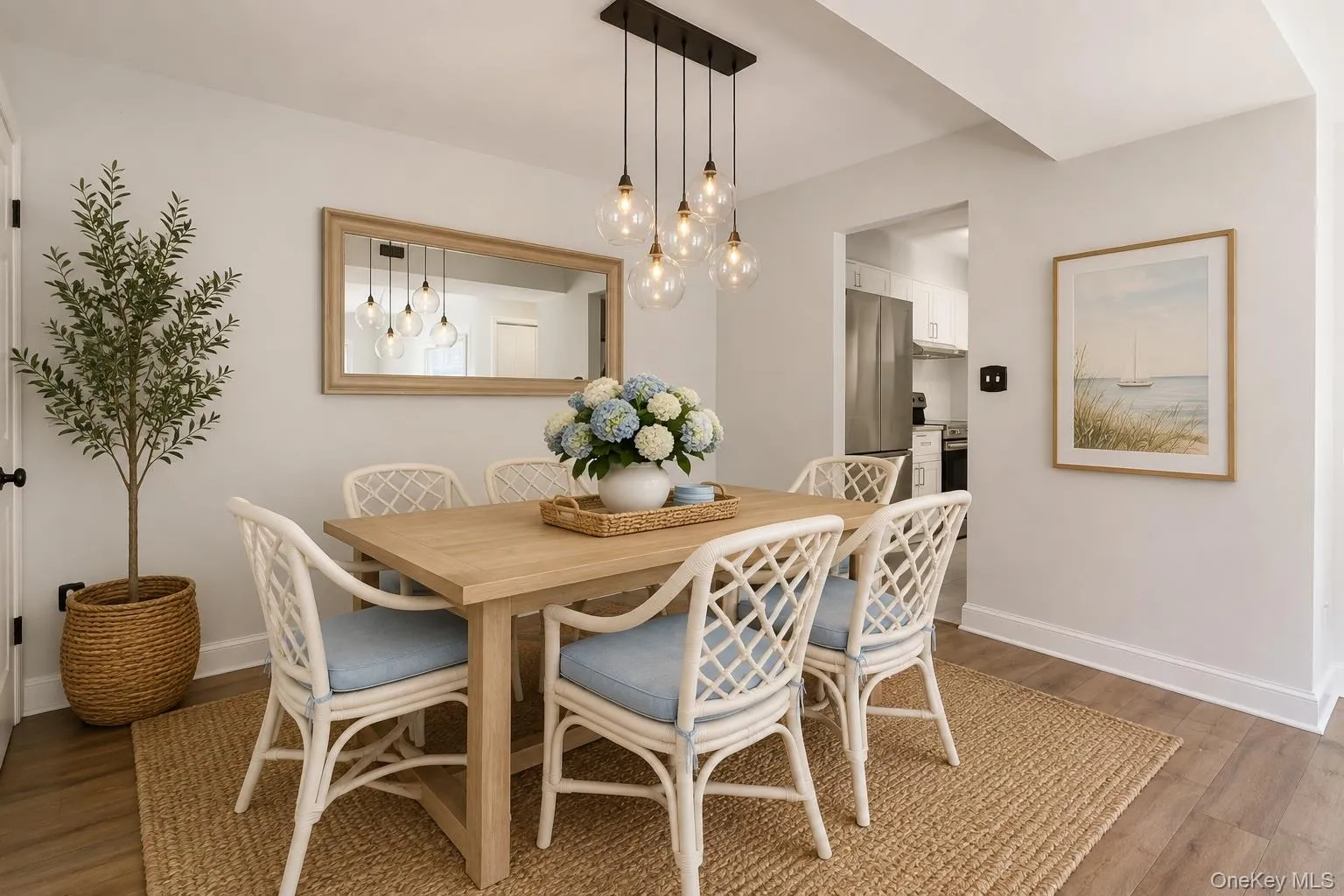 Virtually staged Dining Area. Virtually staged Dining Area.