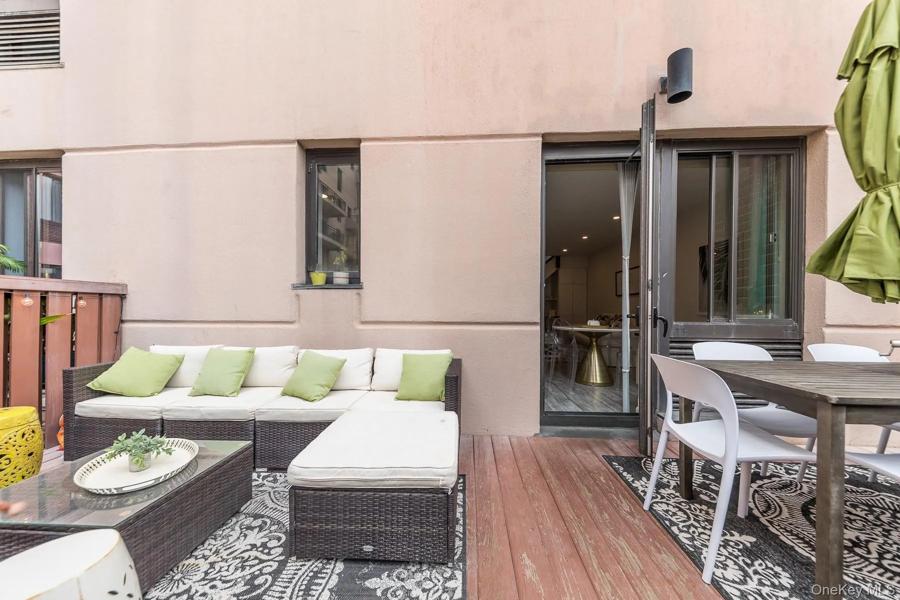 Large private outdoor deck Large private outdoor deck