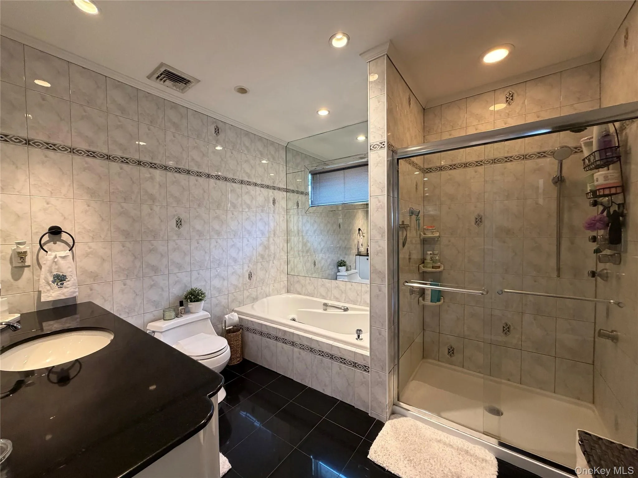 Tub and seperate shower Tub and seperate shower