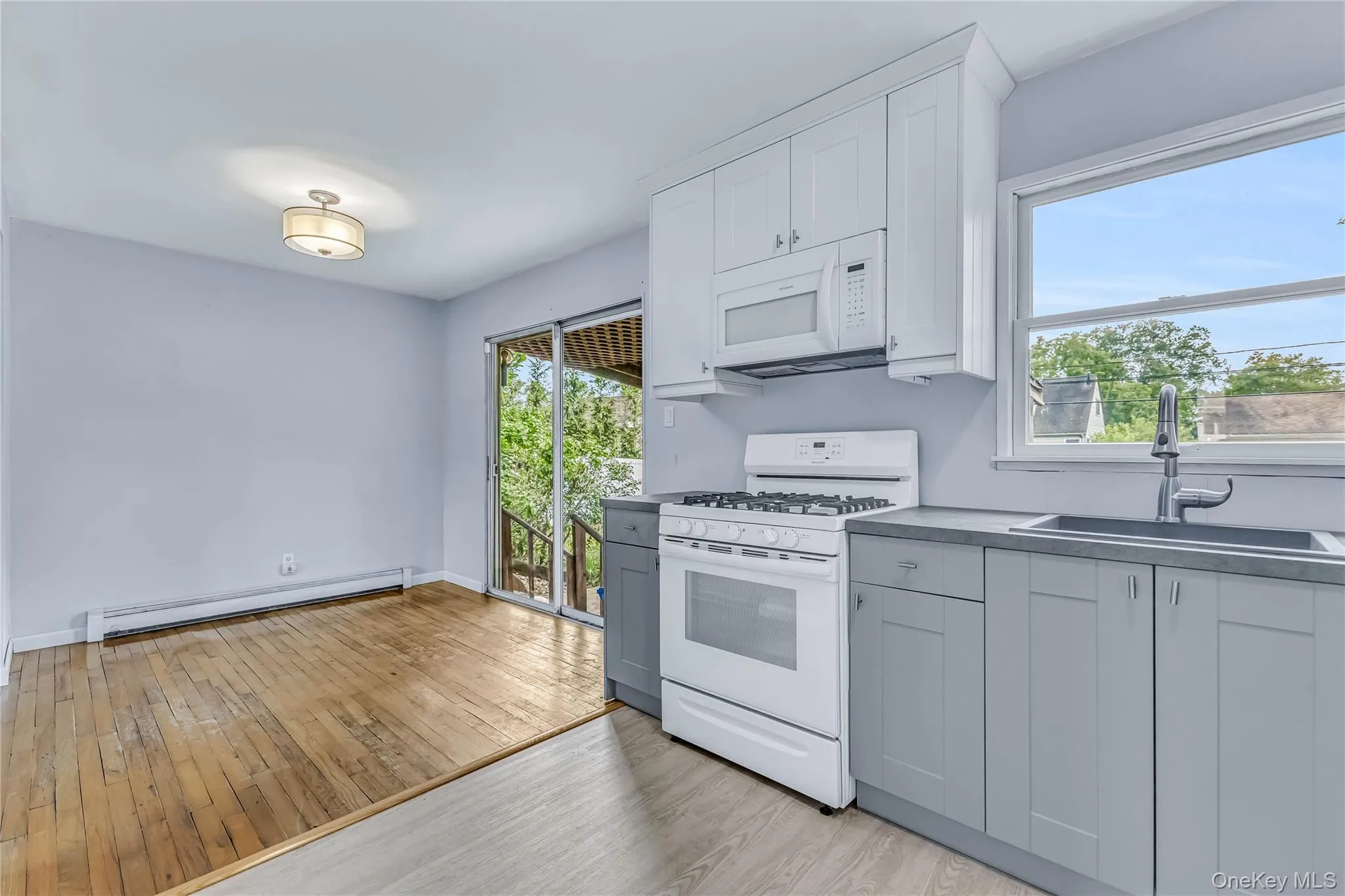 Kitchen with Sliding Door Kitchen with Sliding Door