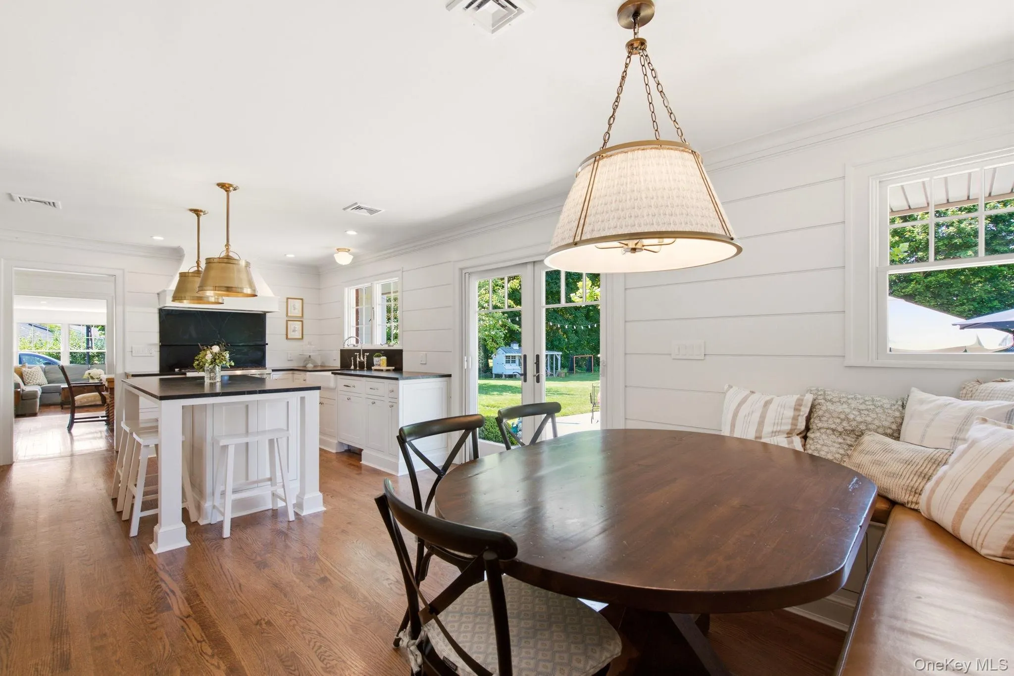 Breakfast nook. Breakfast nook.