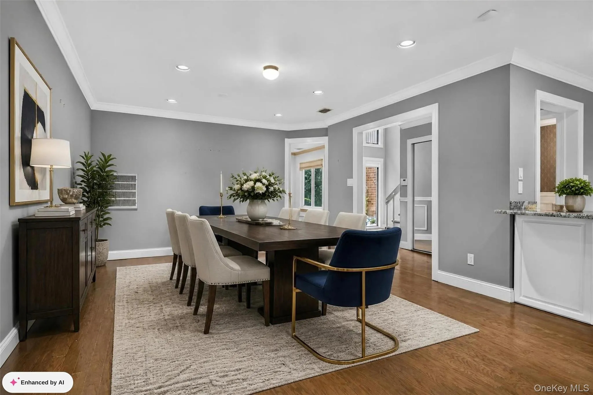 Virtually Staged Formal Dining Room Virtually Staged Formal Dining Room