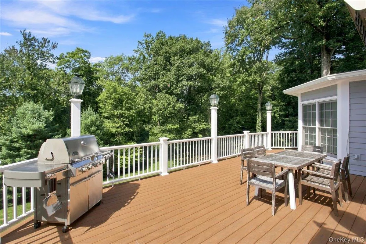Deck off first floor Deck off first floor