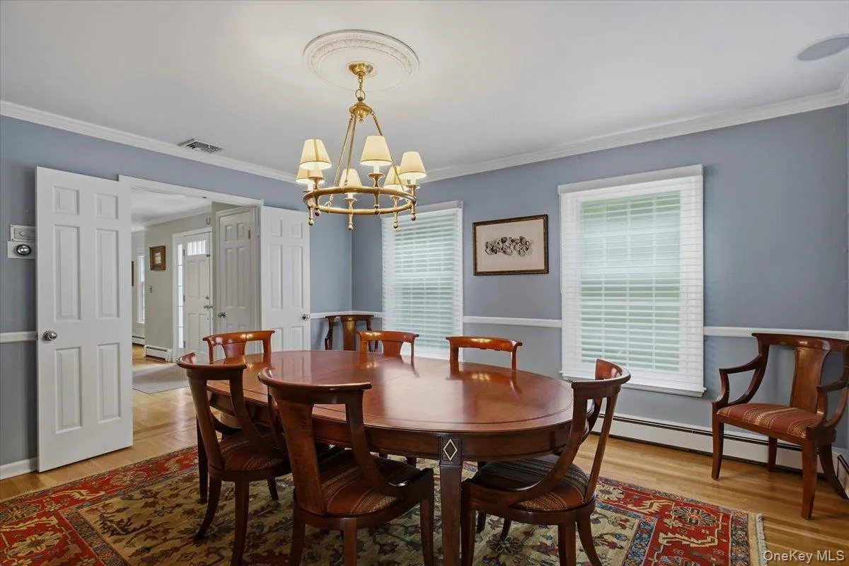 Dining Room with door to Entry Hall Dining Room with door to Entry Hall