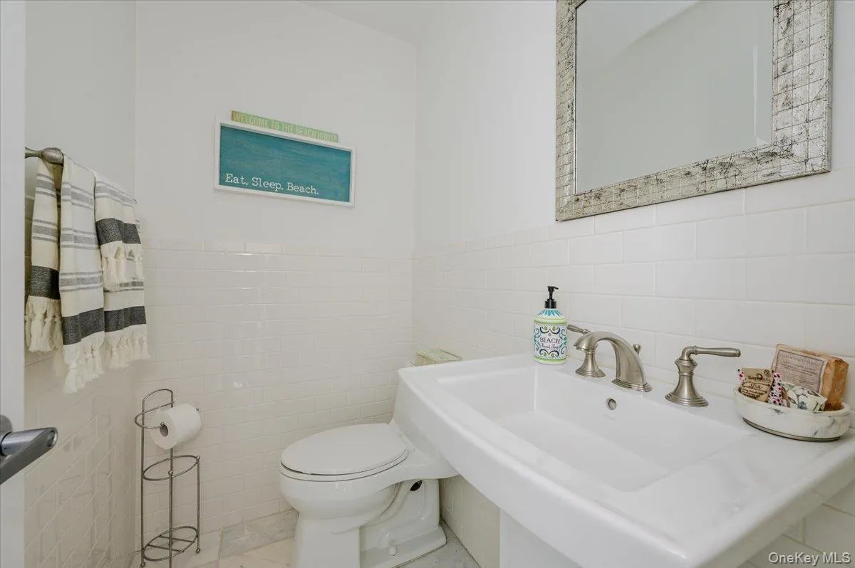 Hallway powder room Hallway powder room