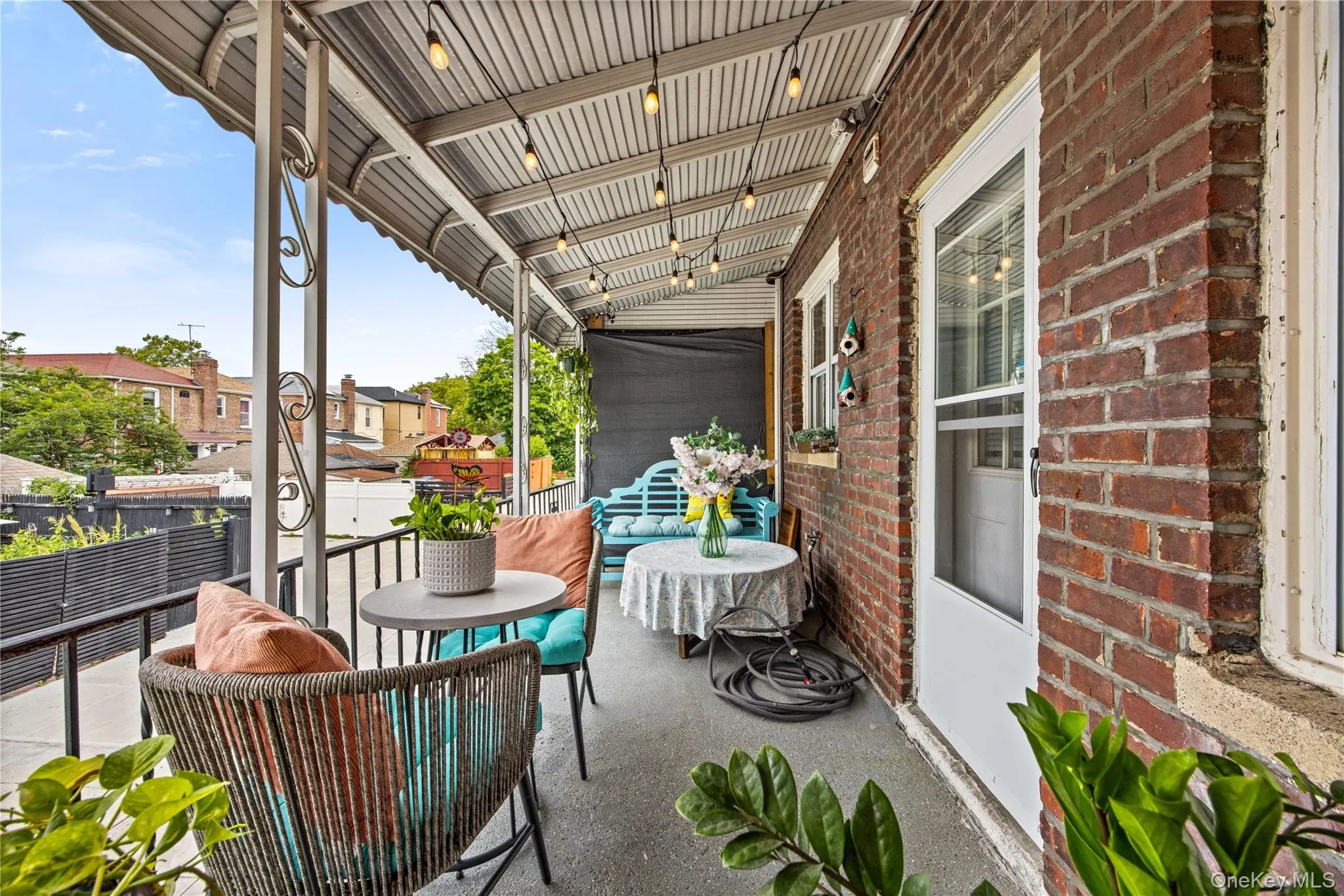 Balcony sitting area-Rear facing view-access through kitchen and dining area Balcony sitting area-Rear facing view-access through kitchen and dining area