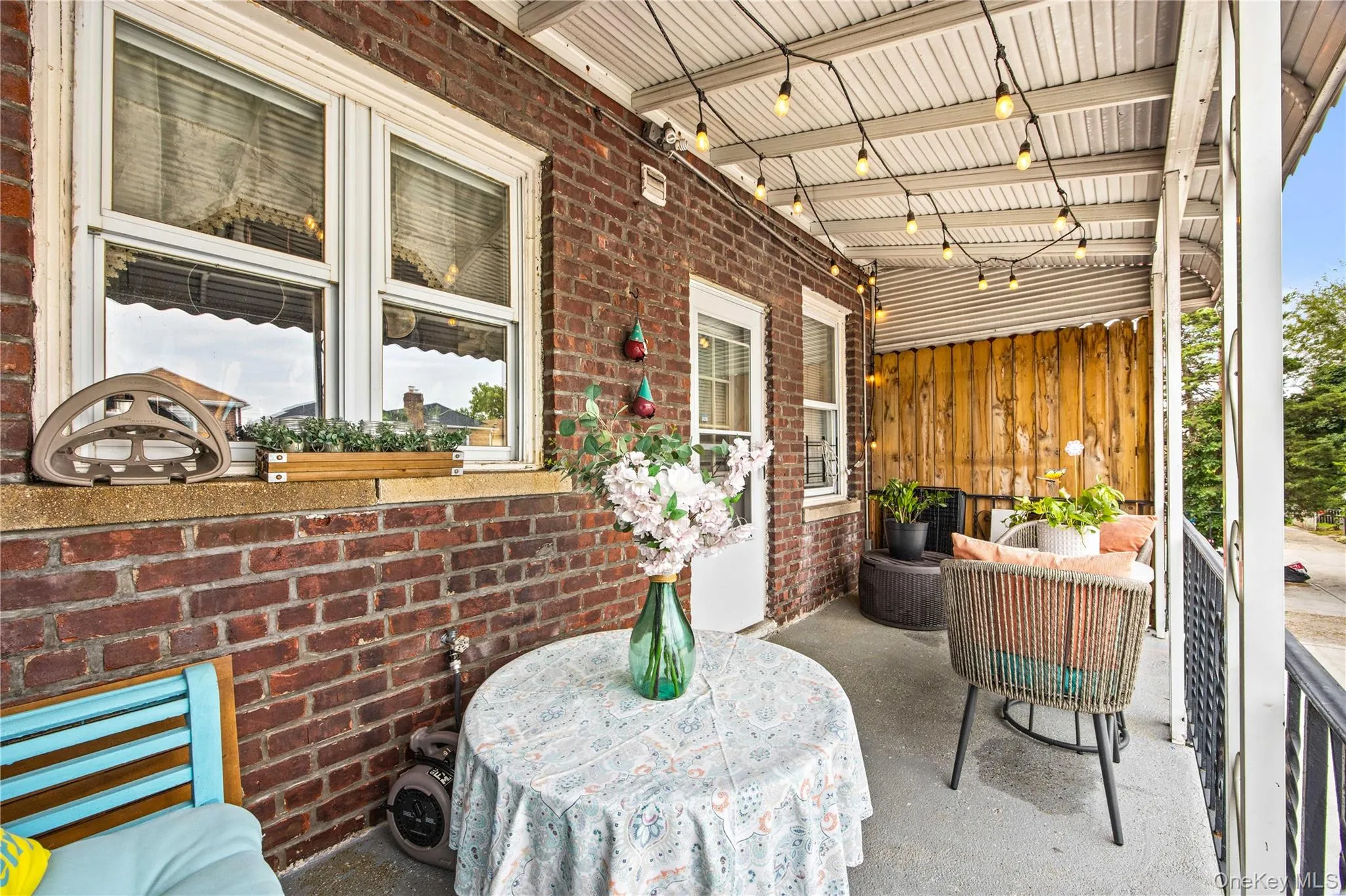 Balcony sitting area-Rear facing view-access through kitchen and dining area Balcony sitting area-Rear facing view-access through kitchen and dining area