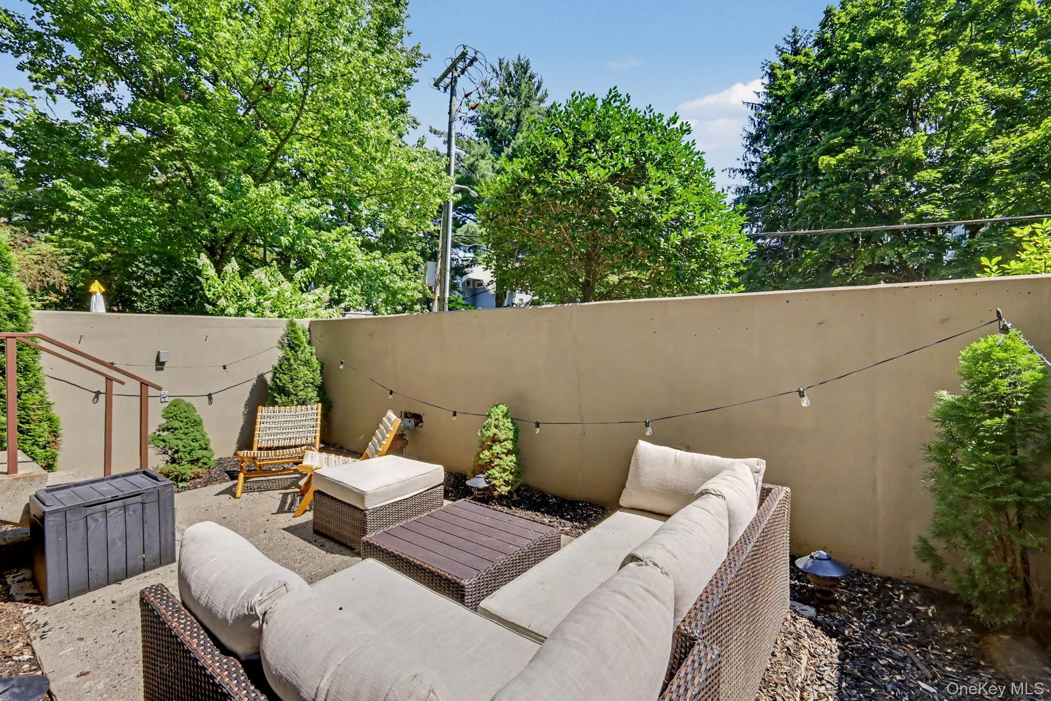 This secluded terrace creates a true extension of the living space and offers a unique opportunity to enjoy indoor-outdoor living in the heart of White Plains. This secluded terrace creates a true extension of the living space and offers a unique opportunity to enjoy indoor-outdoor living in the heart of White Plains.