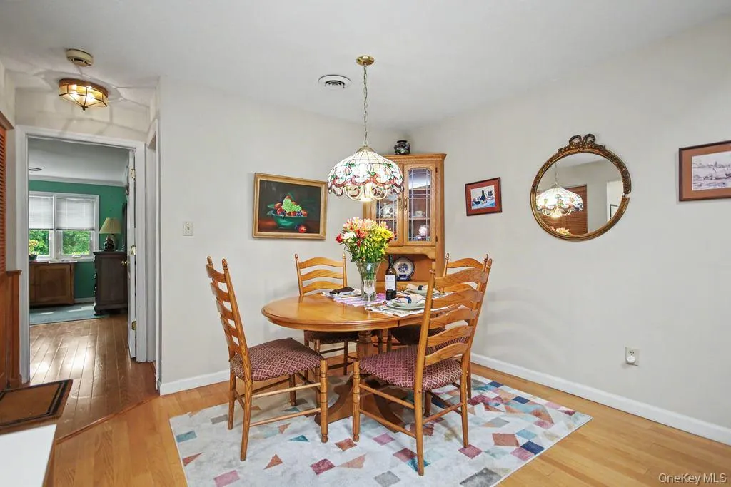 Dining area has hardwood floors Dining area has hardwood floors
