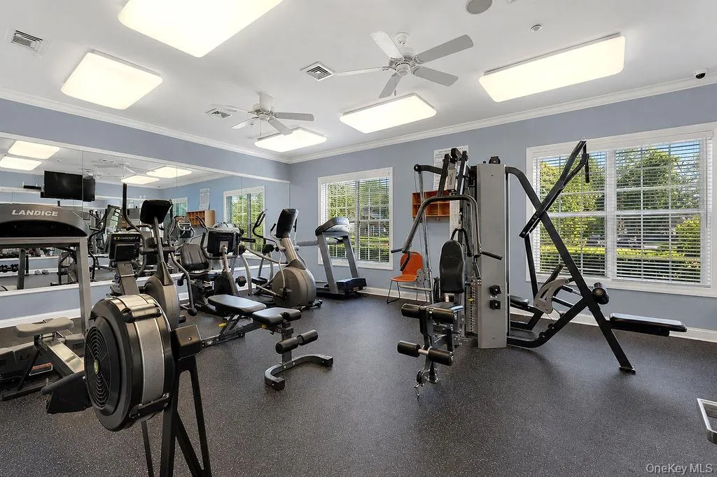Fully equipped community fitness center Fully equipped community fitness center
