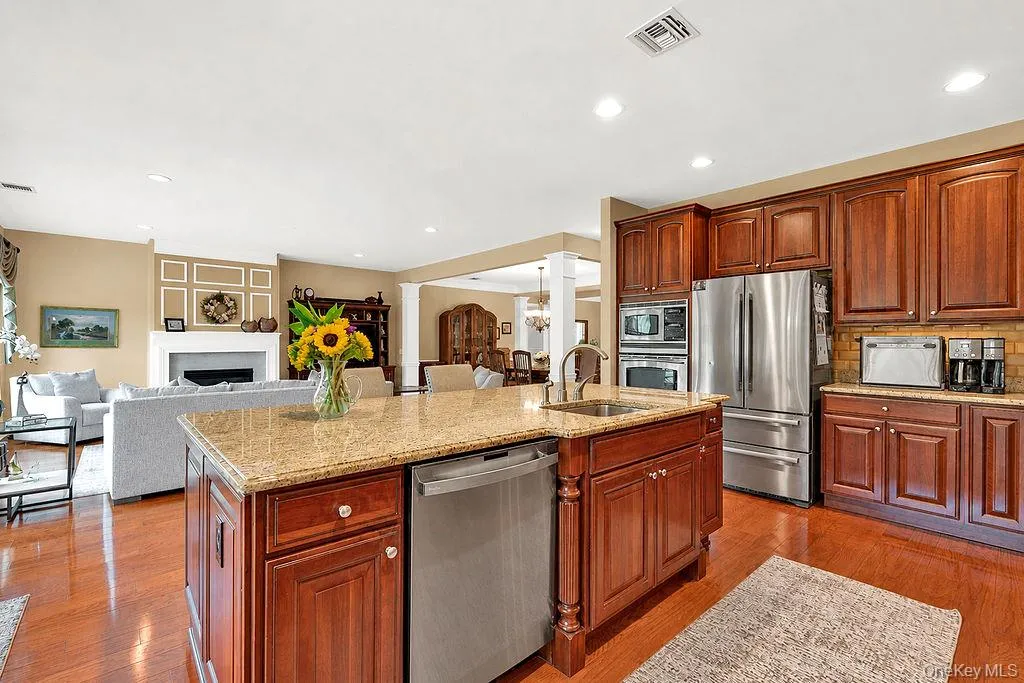 Open kitchen with views to the adjoining Living area Open kitchen with views to the adjoining Living area