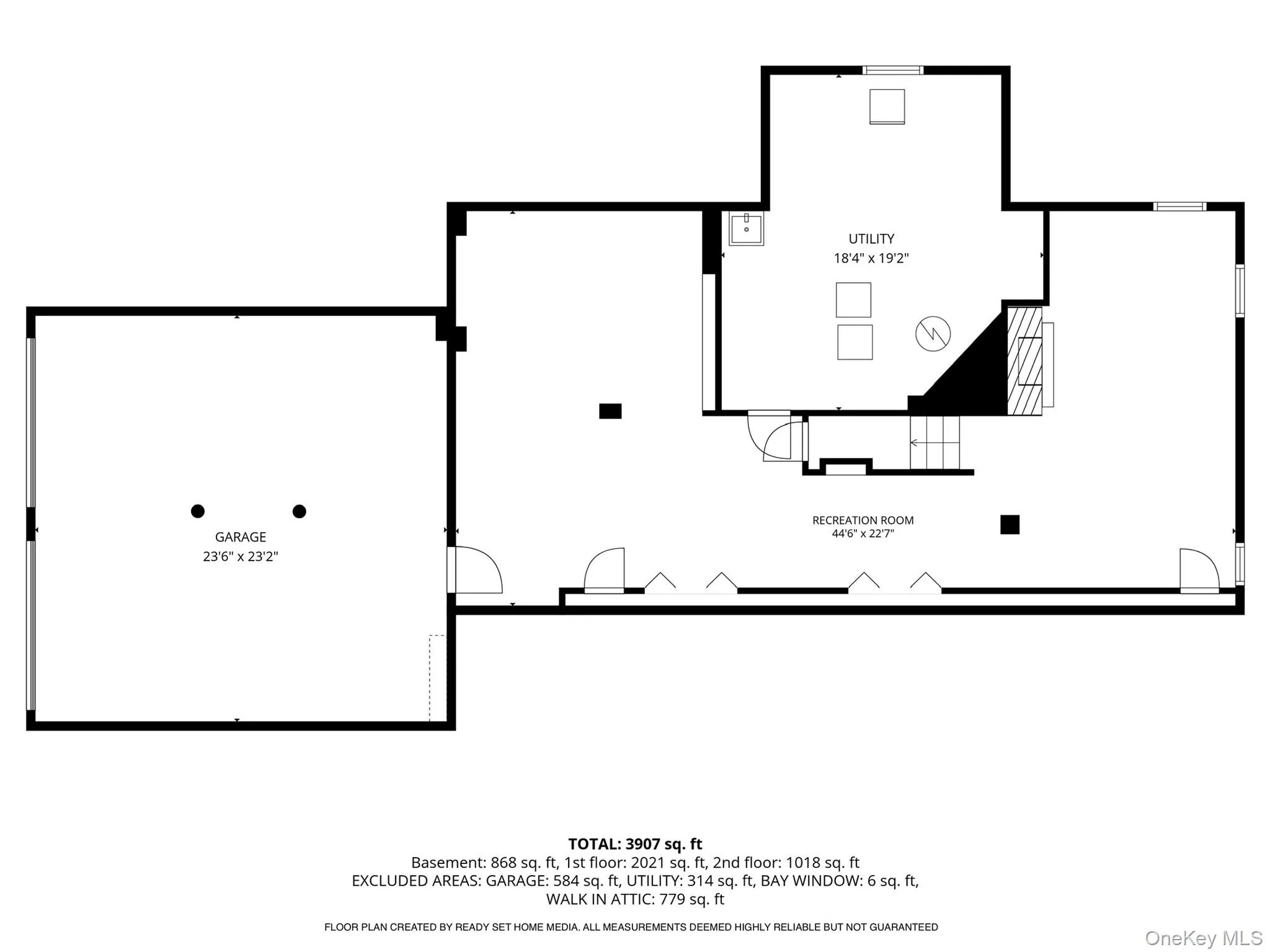 Basement/Lower Level Floor Plan Basement/Lower Level Floor Plan
