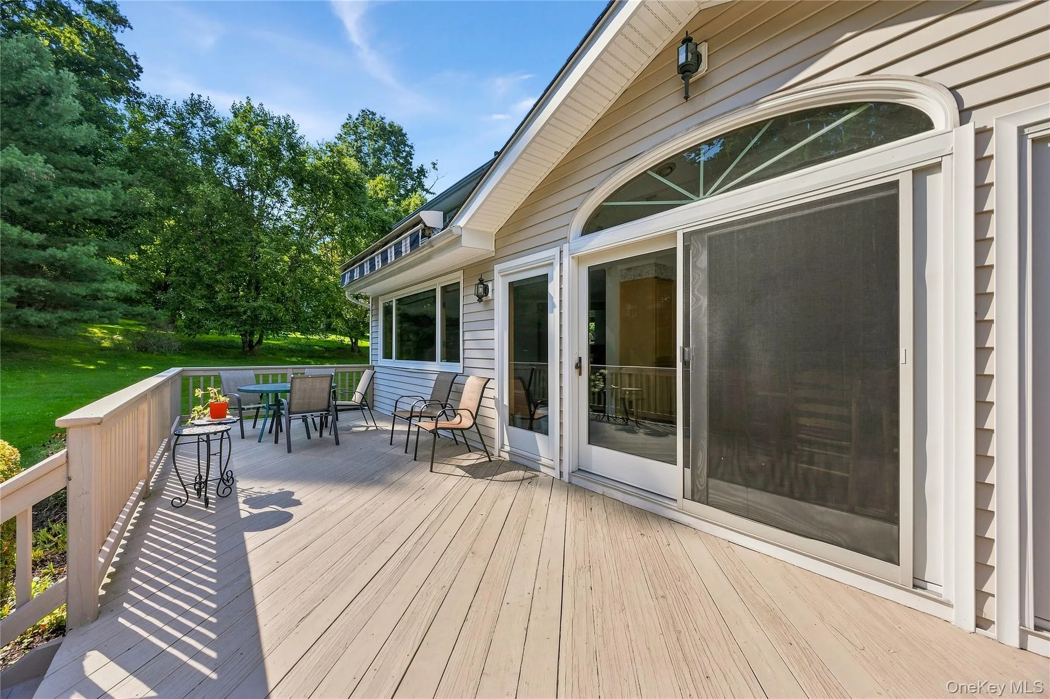 What a great place to hang out, read a book and relax! The Deck extends most of the rear of the house. What a great place to hang out, read a book and relax! The Deck extends most of the rear of the house.