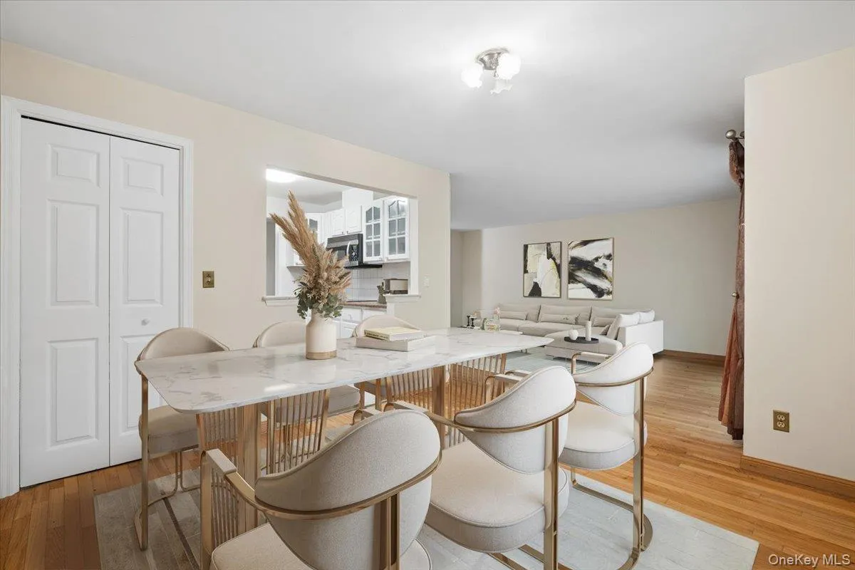 Dining area view 4 -with pantry, virtually staged Dining area view 4 -with pantry, virtually staged