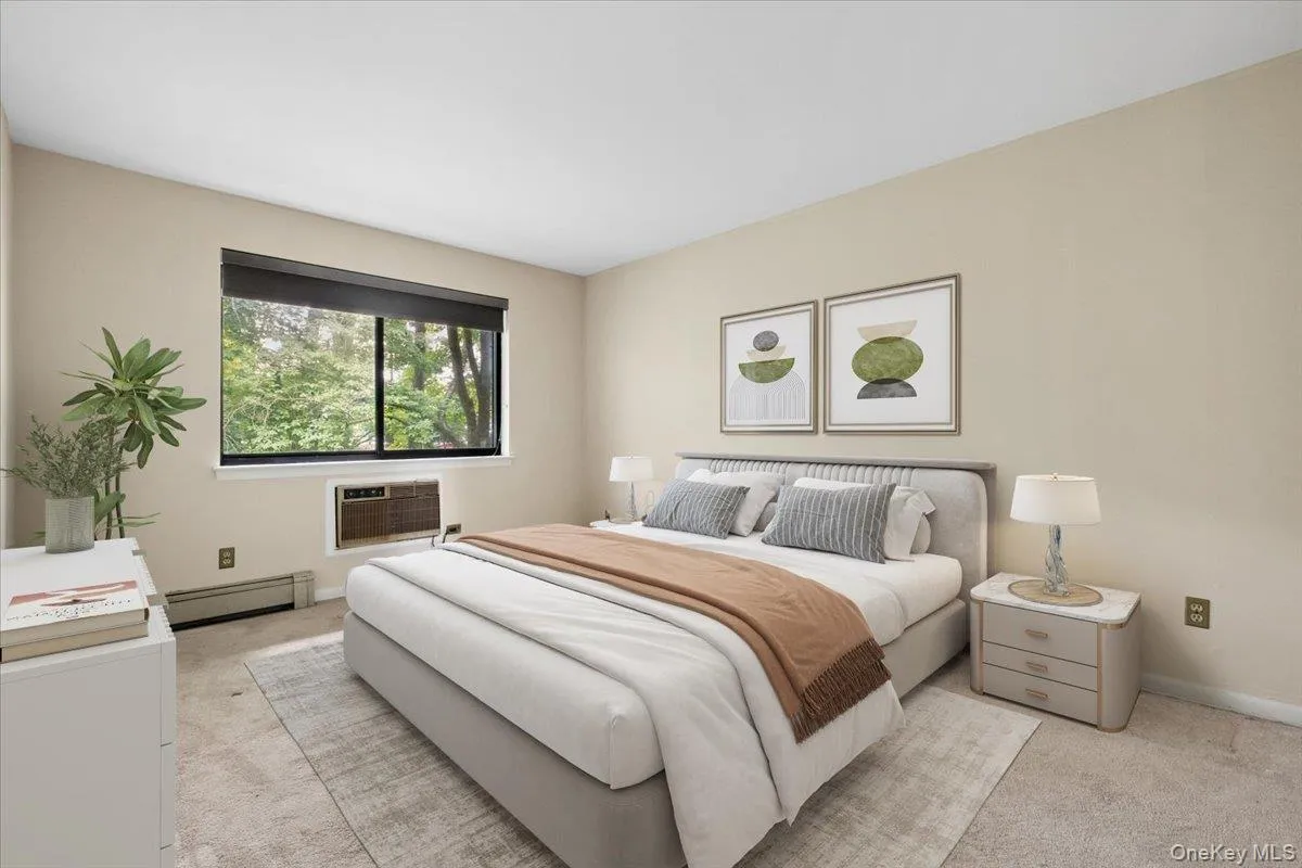 Secondary bedroom view 1- virtually staged Secondary bedroom view 1- virtually staged