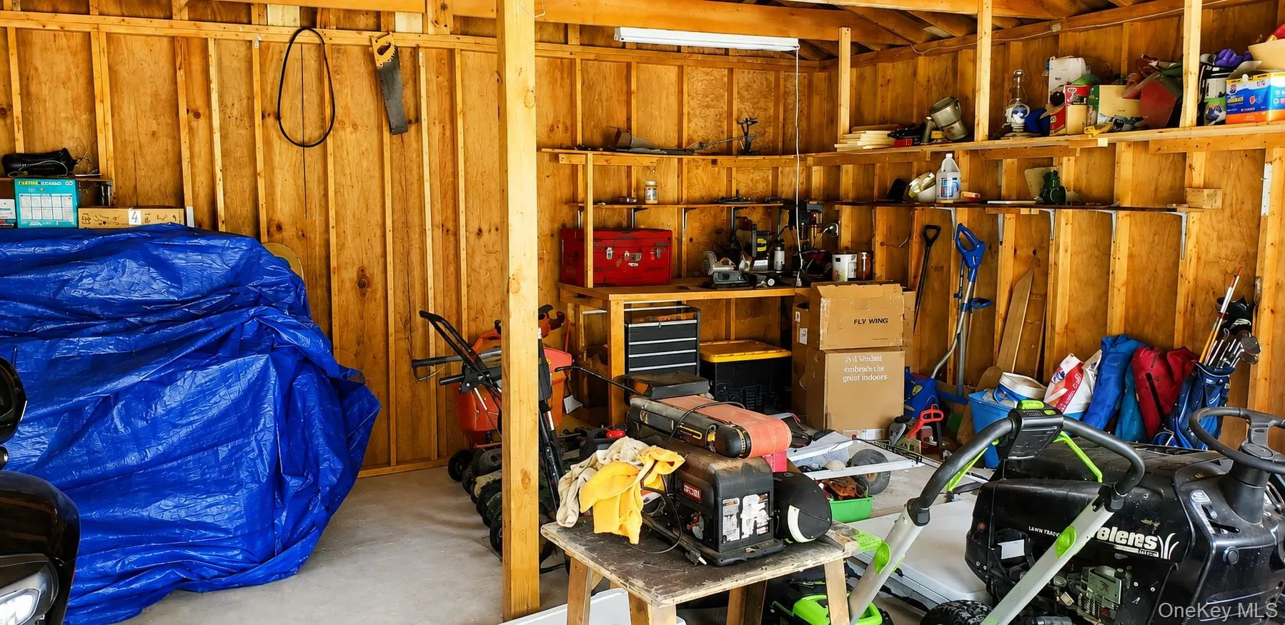 Garage with storage Garage with storage