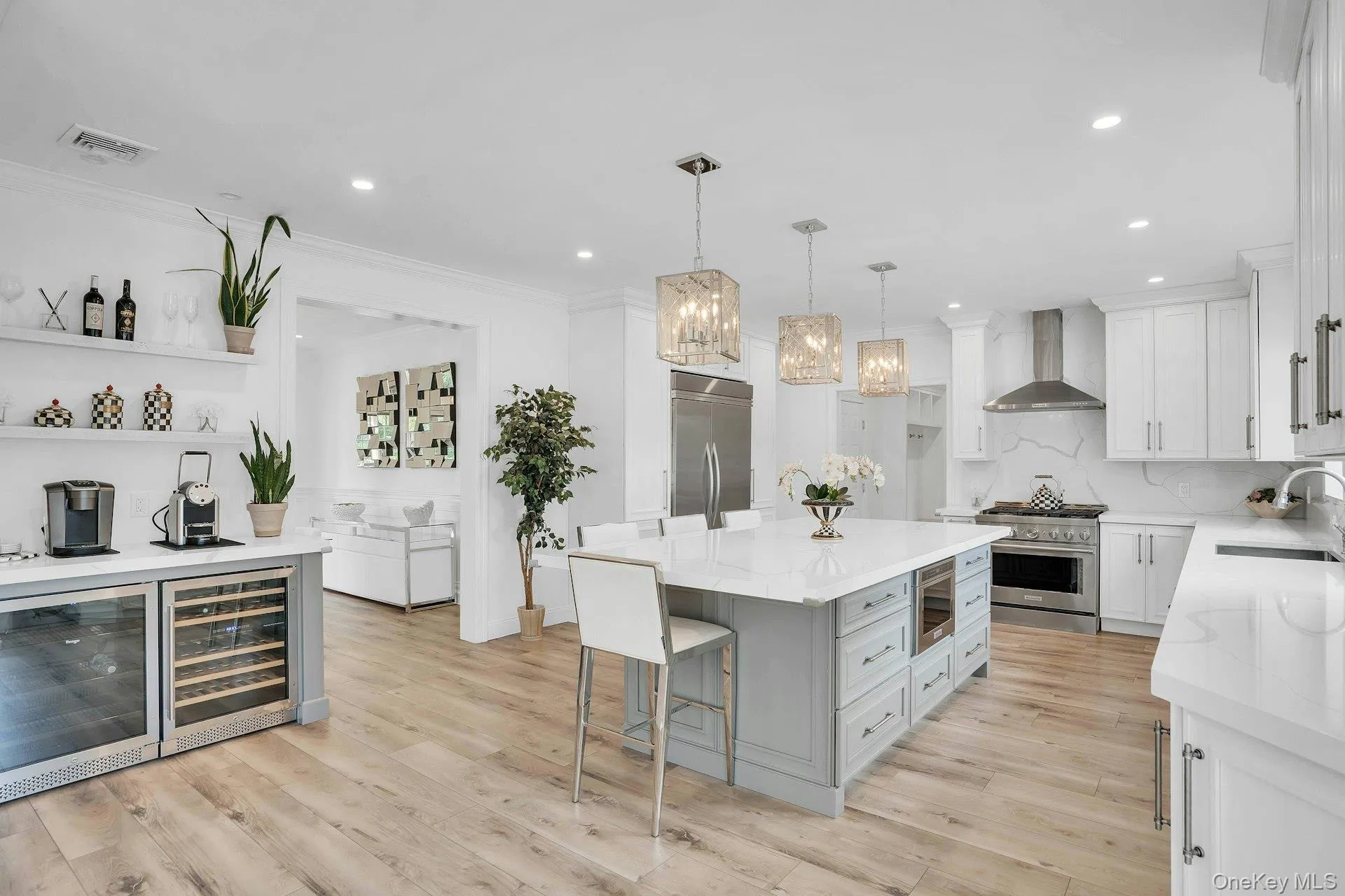 We love the beverage bar strategiaclly placed in between all of the rooms! We love the beverage bar strategiaclly placed in between all of the rooms!