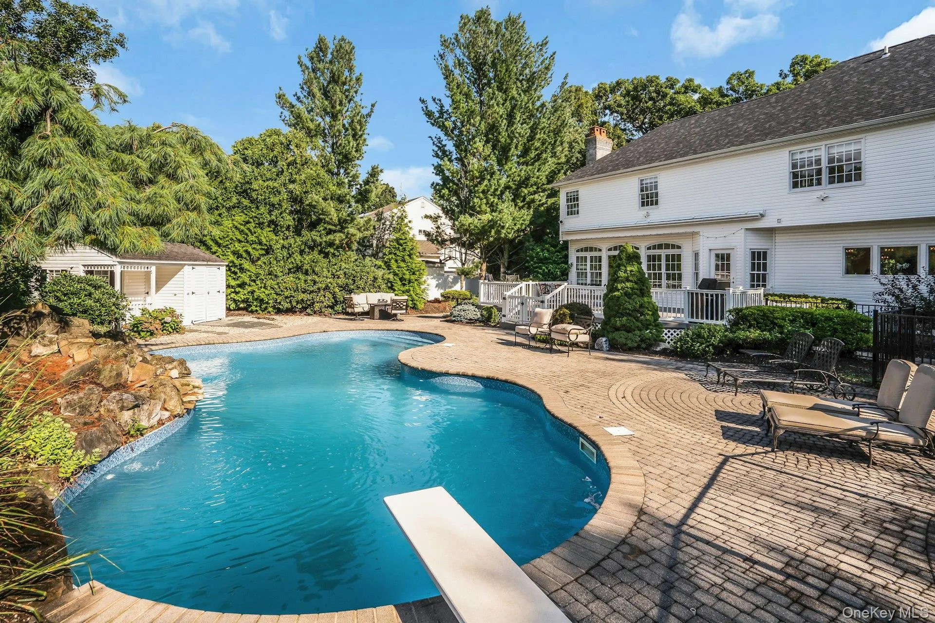 We love a diving board and waterfalls! We love a diving board and waterfalls!