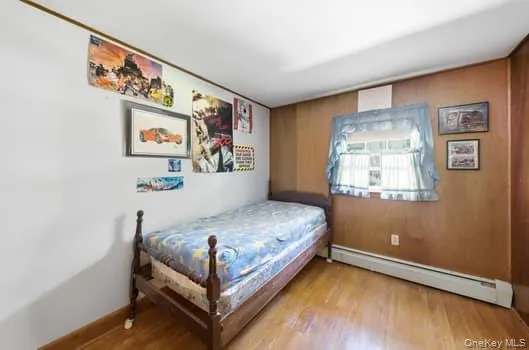 3rd bedroom with wood panelling 3rd bedroom with wood panelling