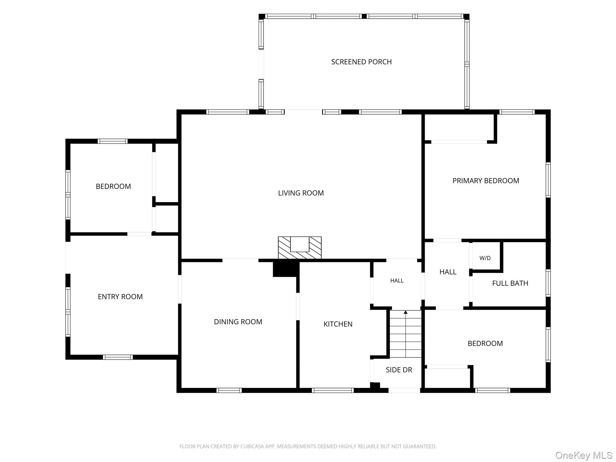Floor plan of the first floor apartment. Floor plan of the first floor apartment.