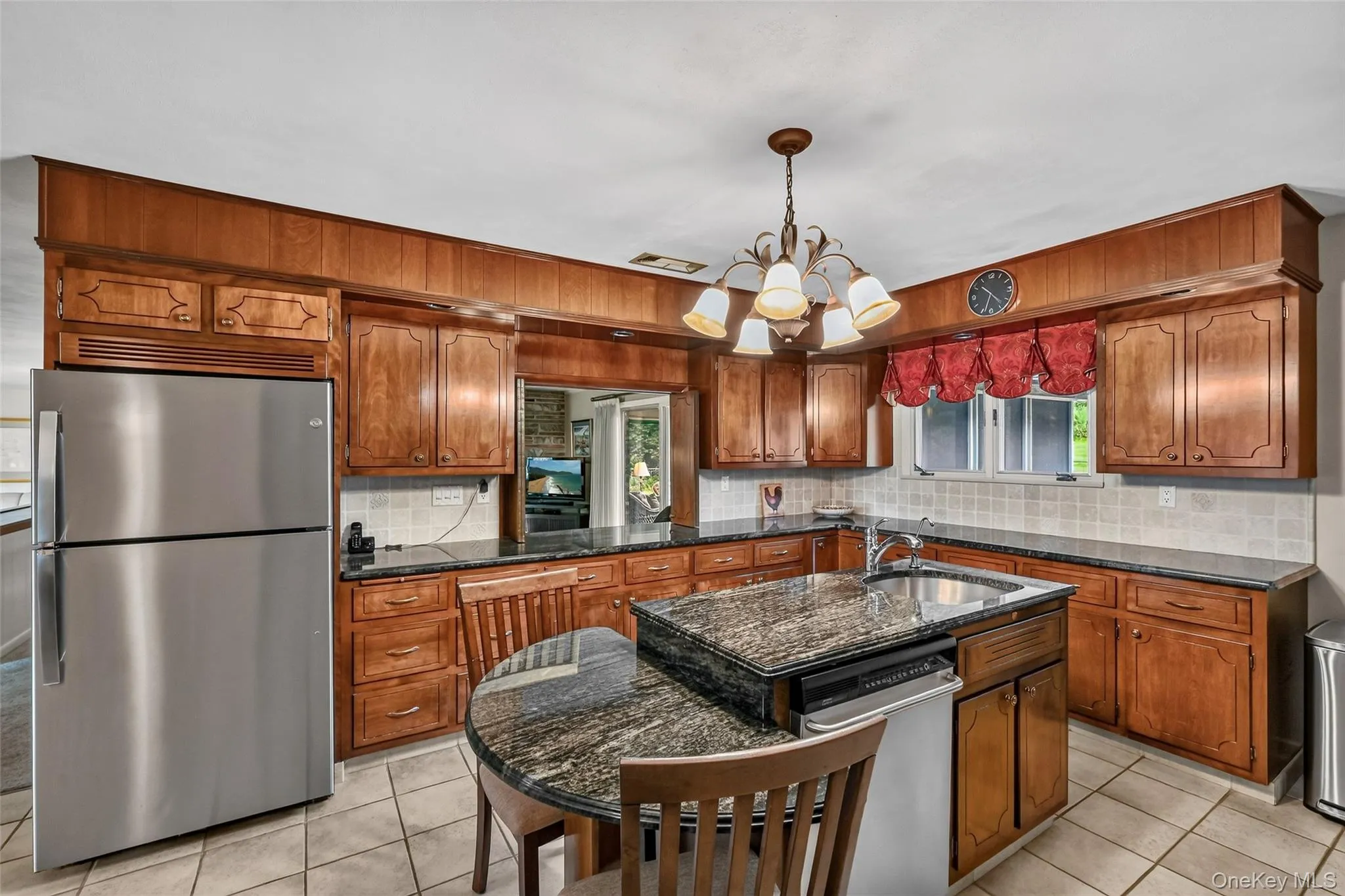 Original Walnut Cabinets, Granite Counters, Stainless Steel Appliances Original Walnut Cabinets, Granite Counters, Stainless Steel Appliances