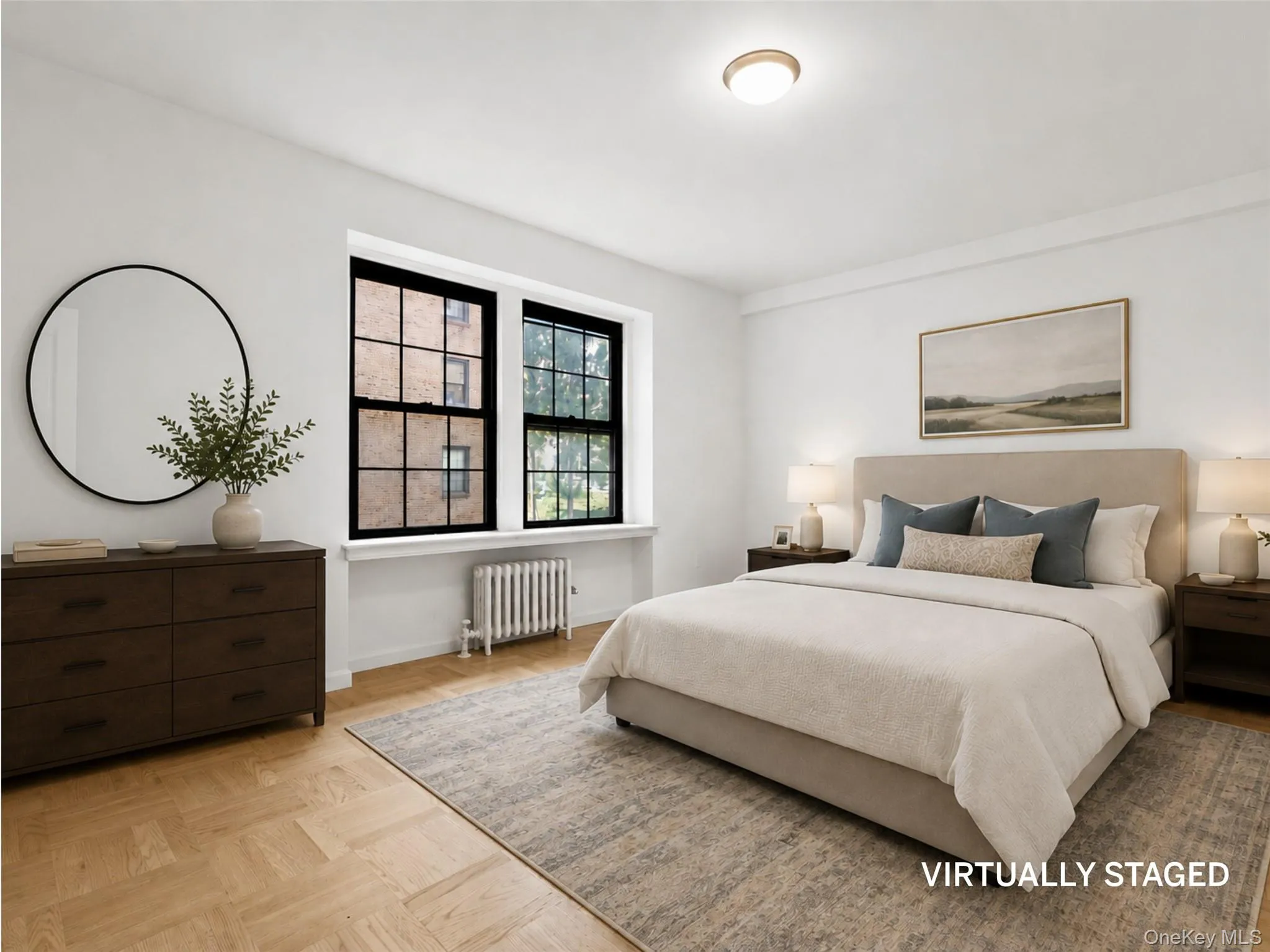Bedroom virtually staged Bedroom virtually staged