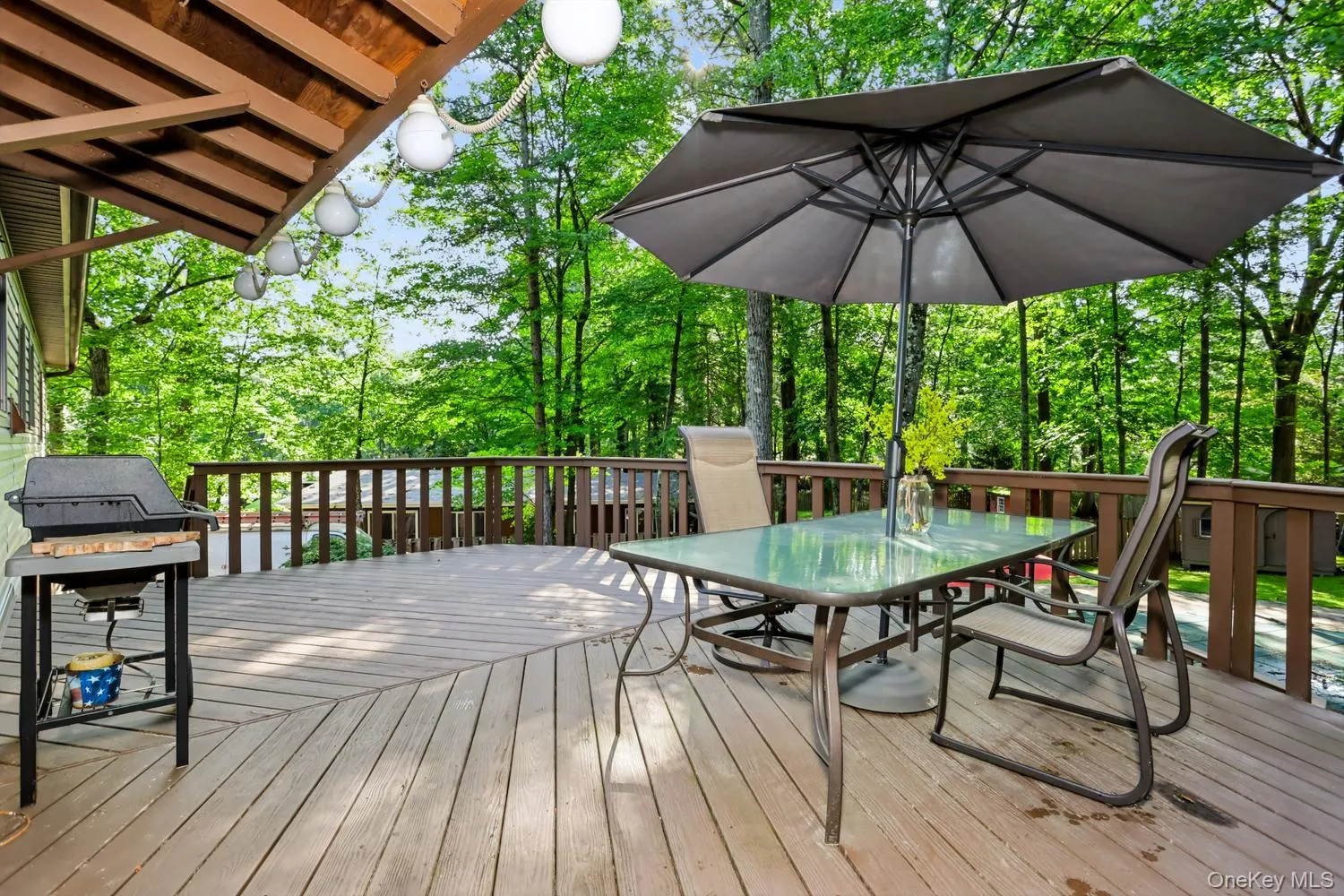 Deck with entry to Dining Room Deck with entry to Dining Room