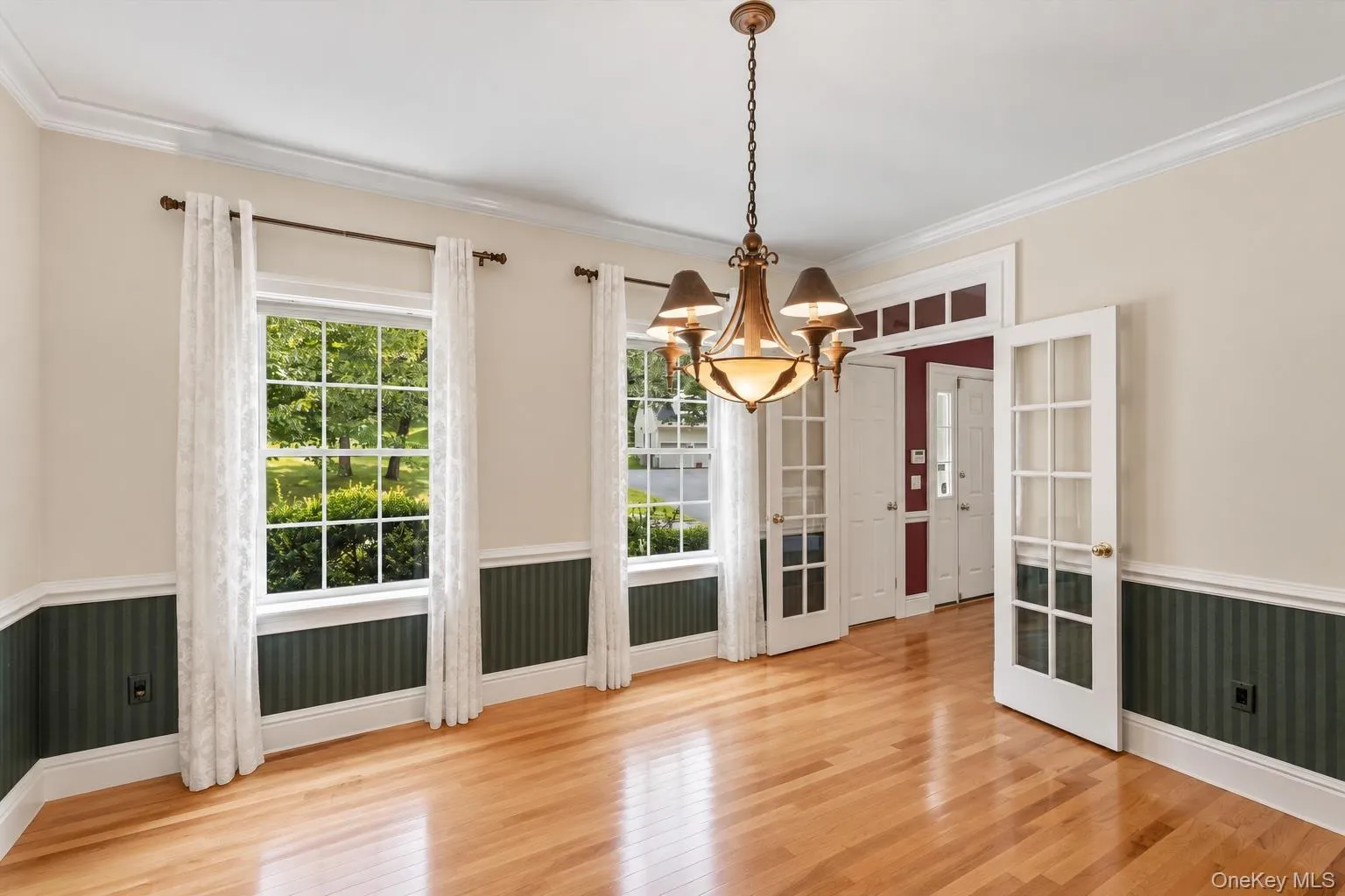 Dining Room furniture virtually removed to show space. Dining Room furniture virtually removed to show space.